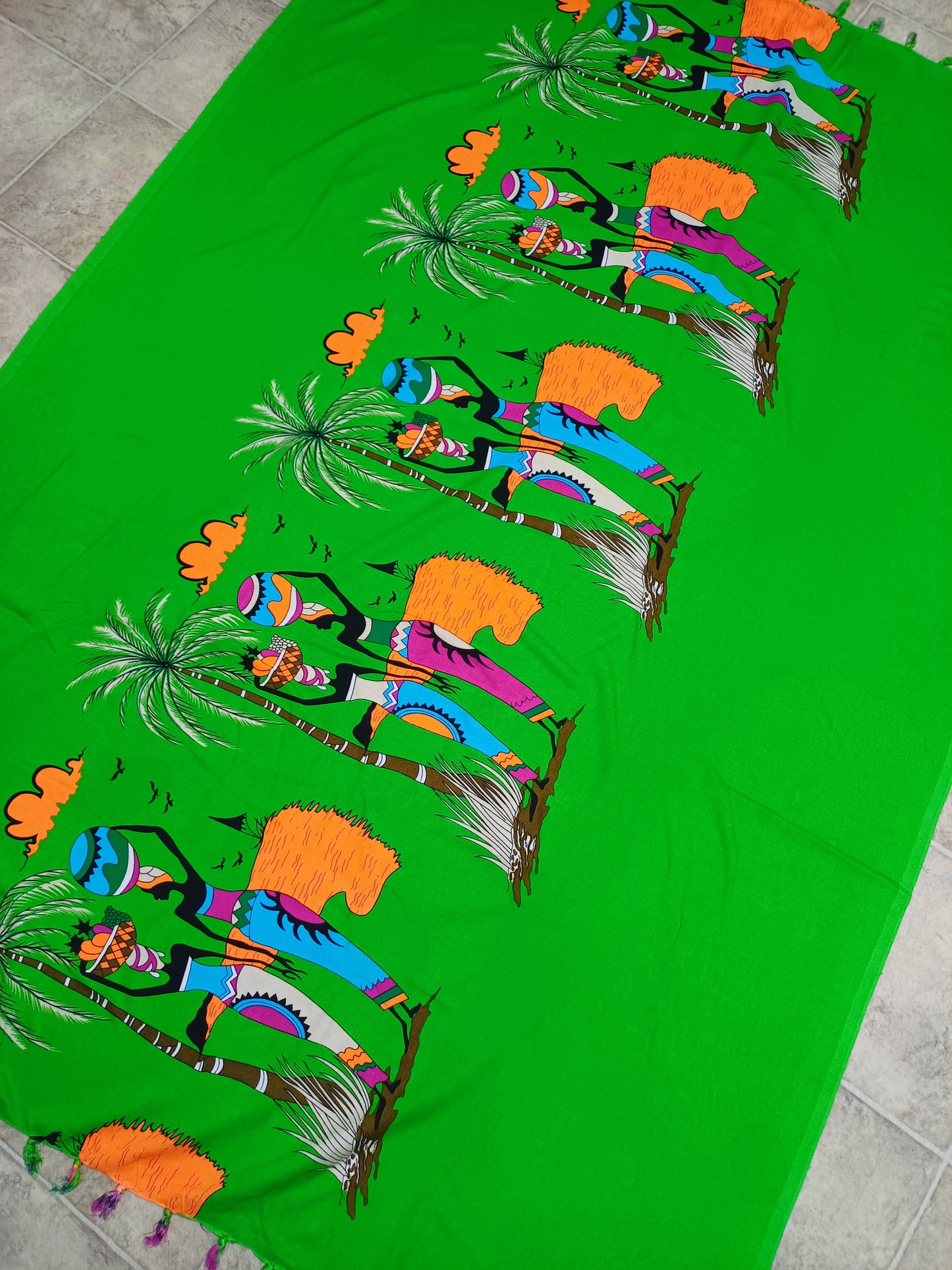 Pareo africké/sarong/přivezeno z Ugandy