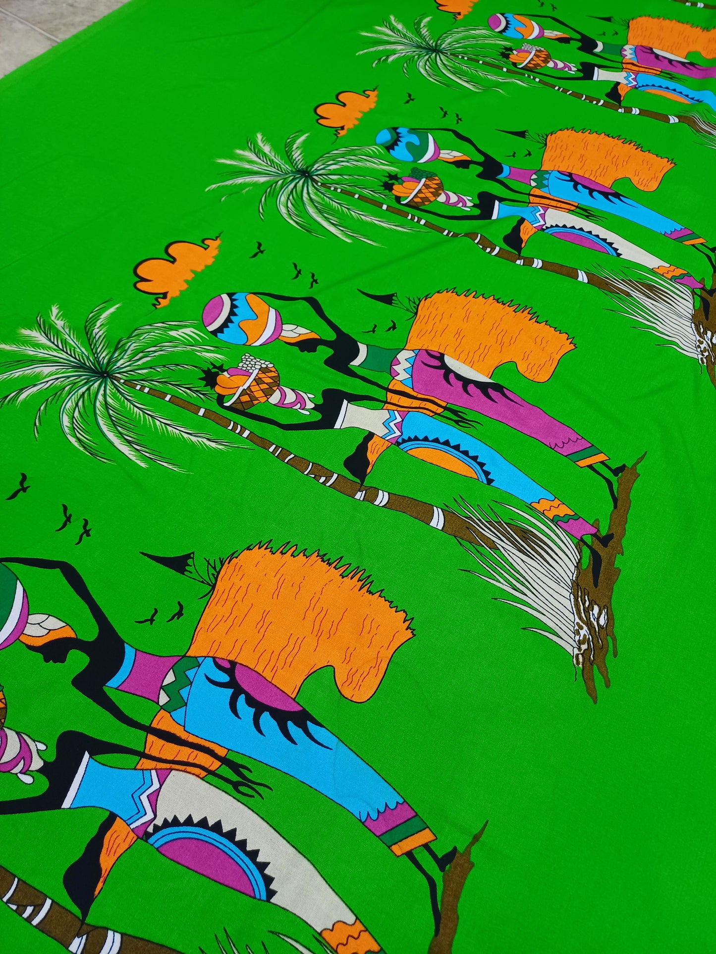 Pareo africké/sarong/přivezeno z Ugandy