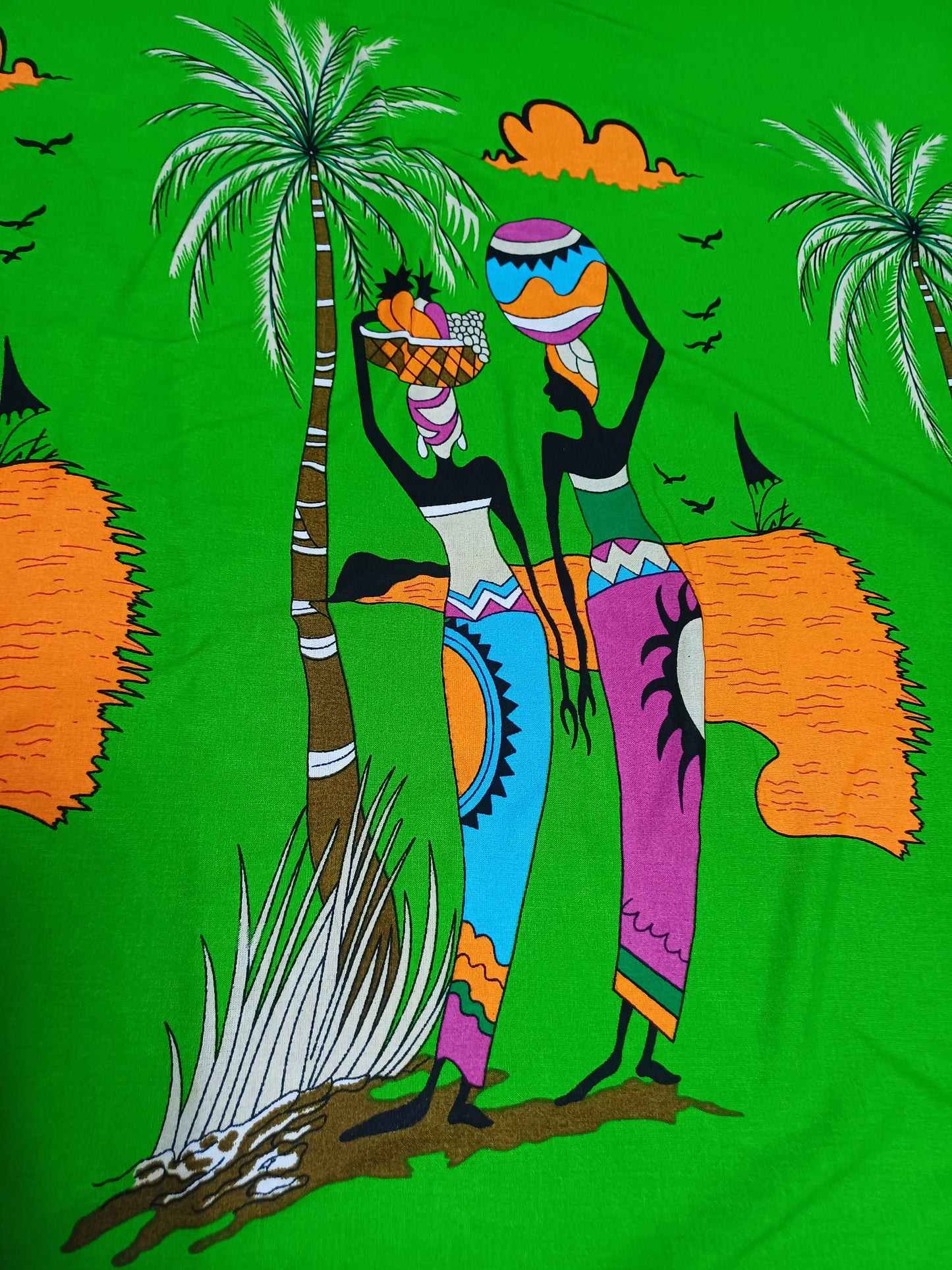 Pareo africké/sarong/přivezeno z Ugandy