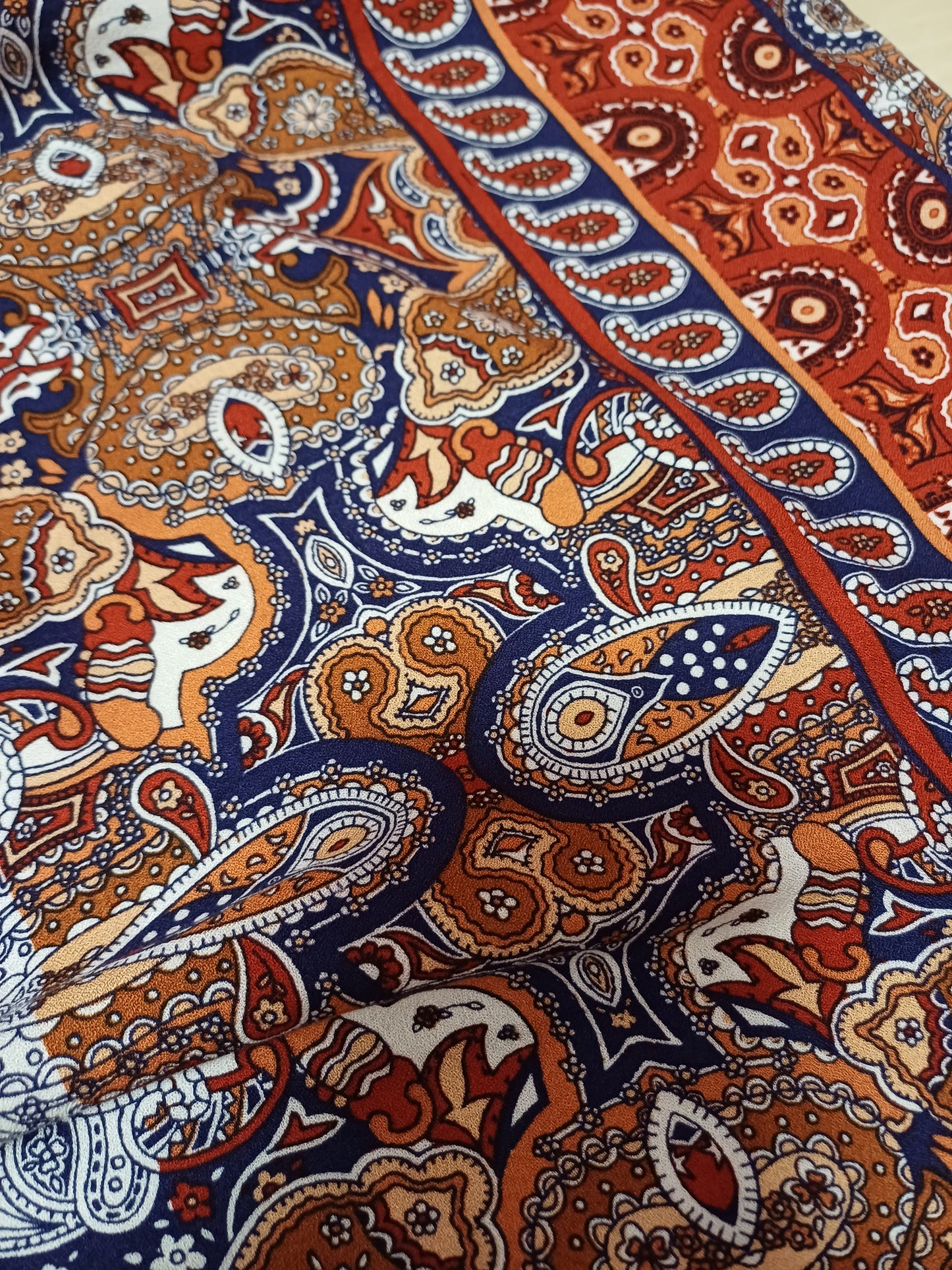 BOHO MAXI SUKNĚ SKOŘICOVÁ