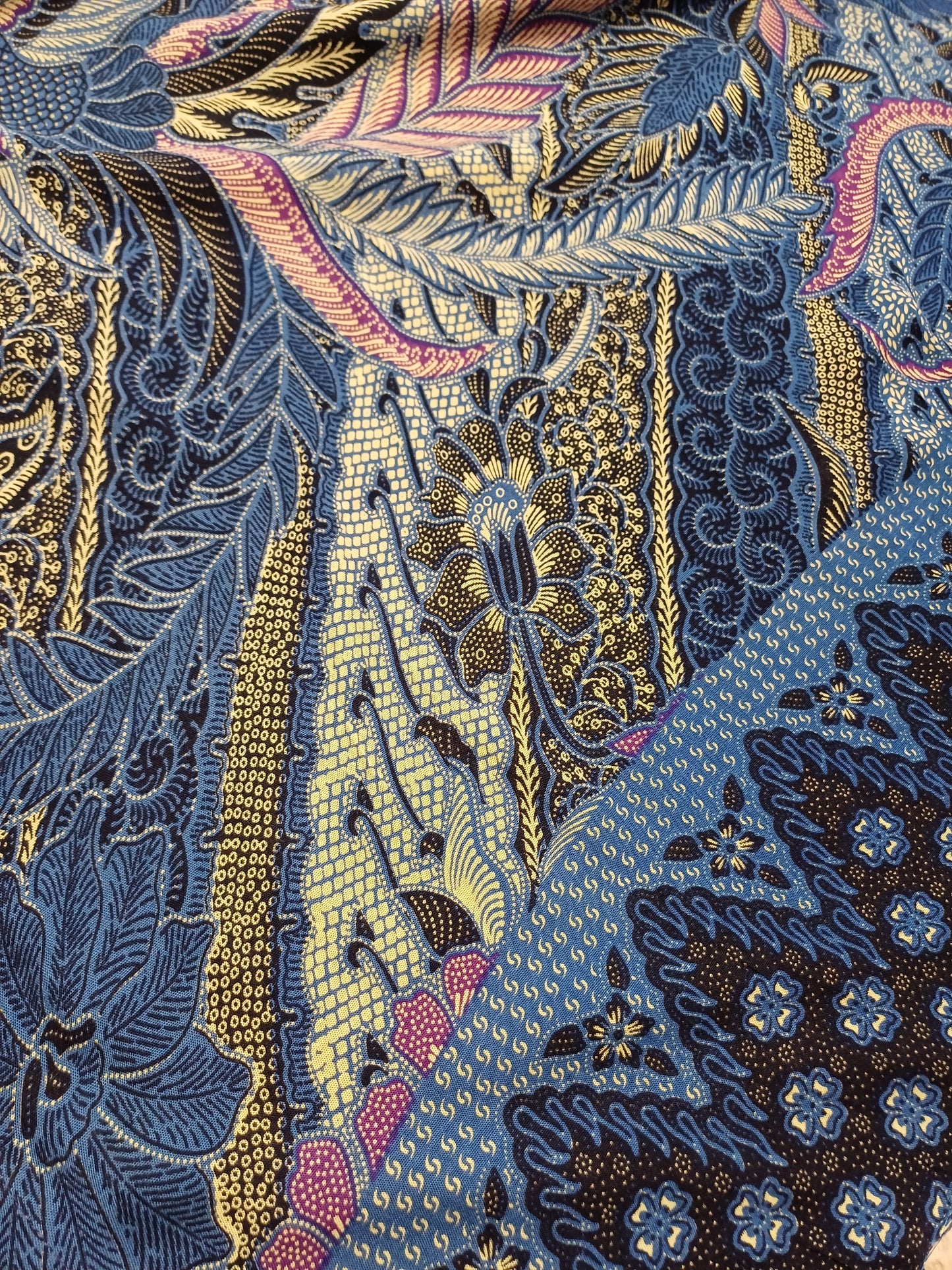 Tunika paisley modrá