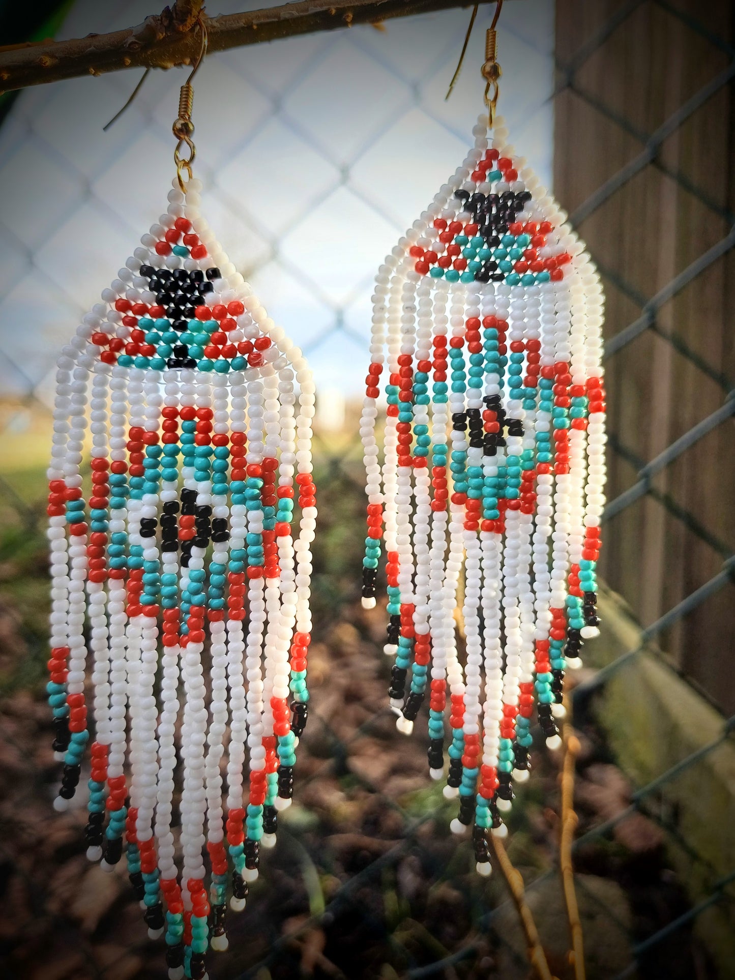 BOHO KORÁLKOVÉ NAUŠNIČKY