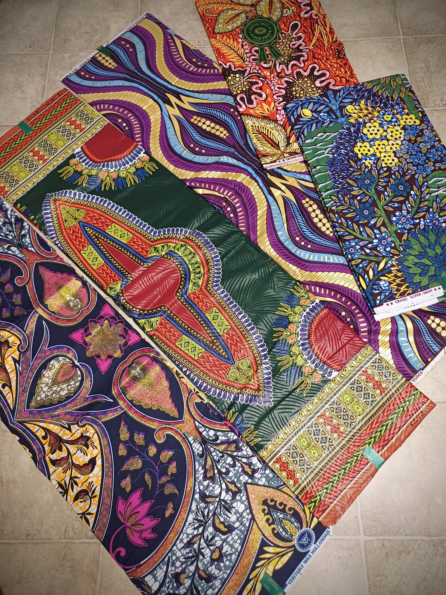 EXLUSÍVNÍ AFRICKÁ LÁTKA GLITERS