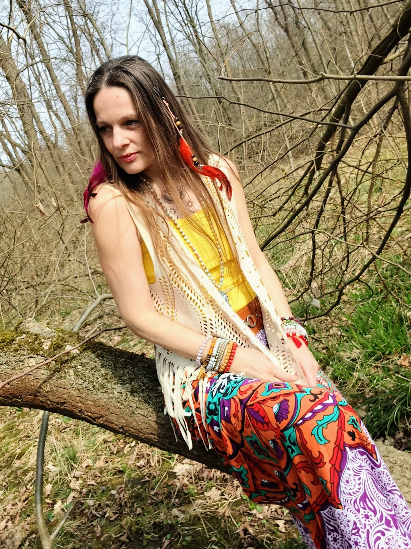BOHO SUKNĚ MANDALA