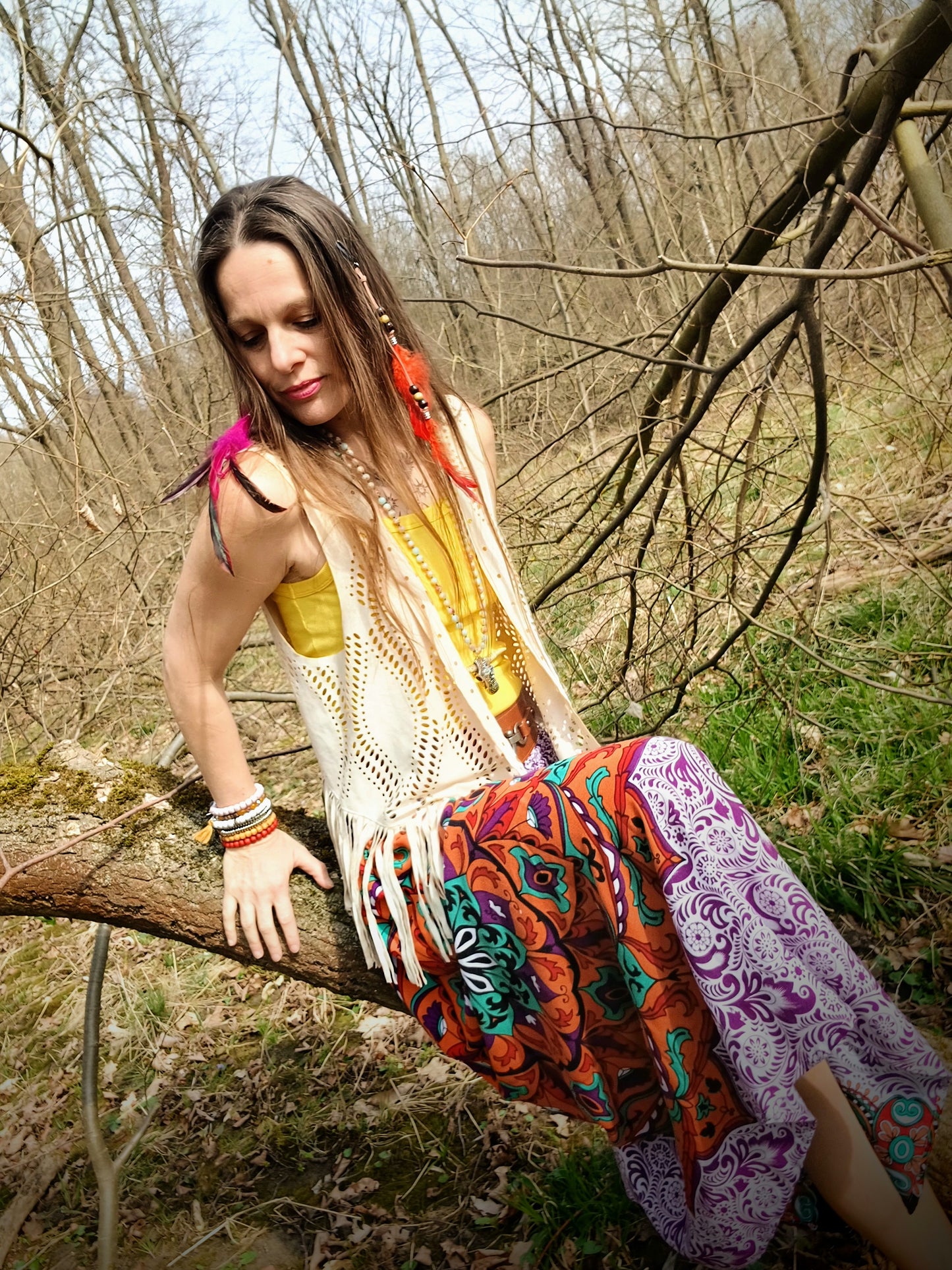 BOHO SUKNĚ MANDALA