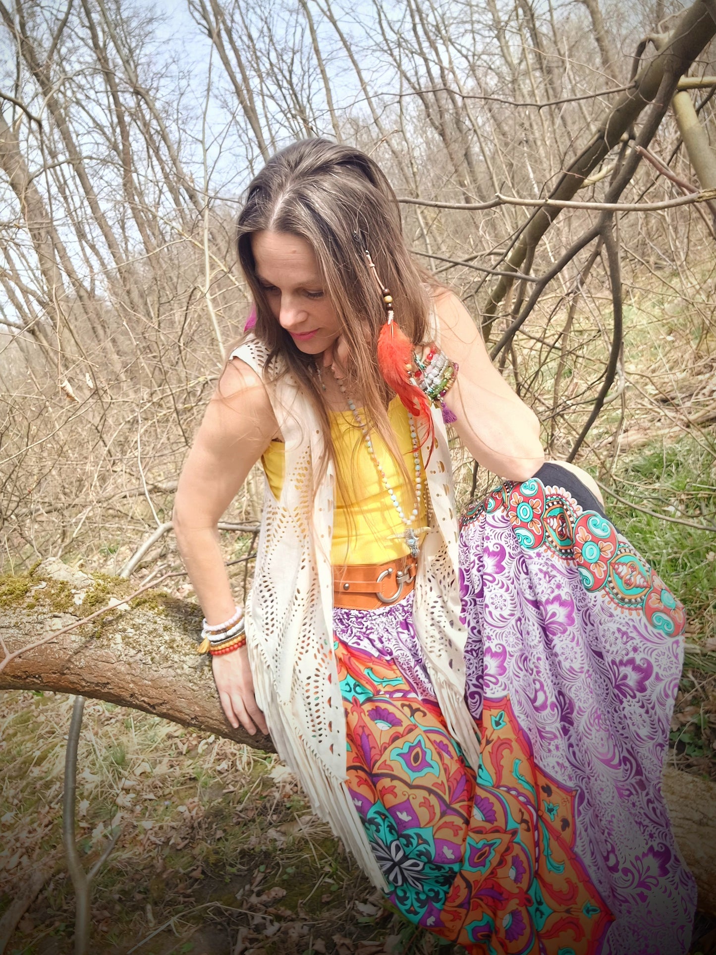 BOHO SUKNĚ MANDALA