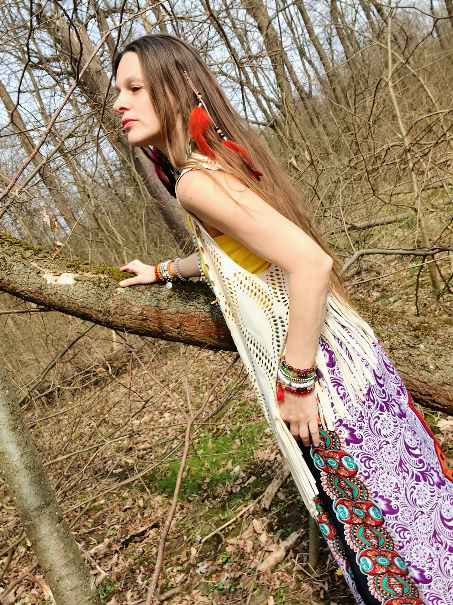 BOHO SUKNĚ MANDALA