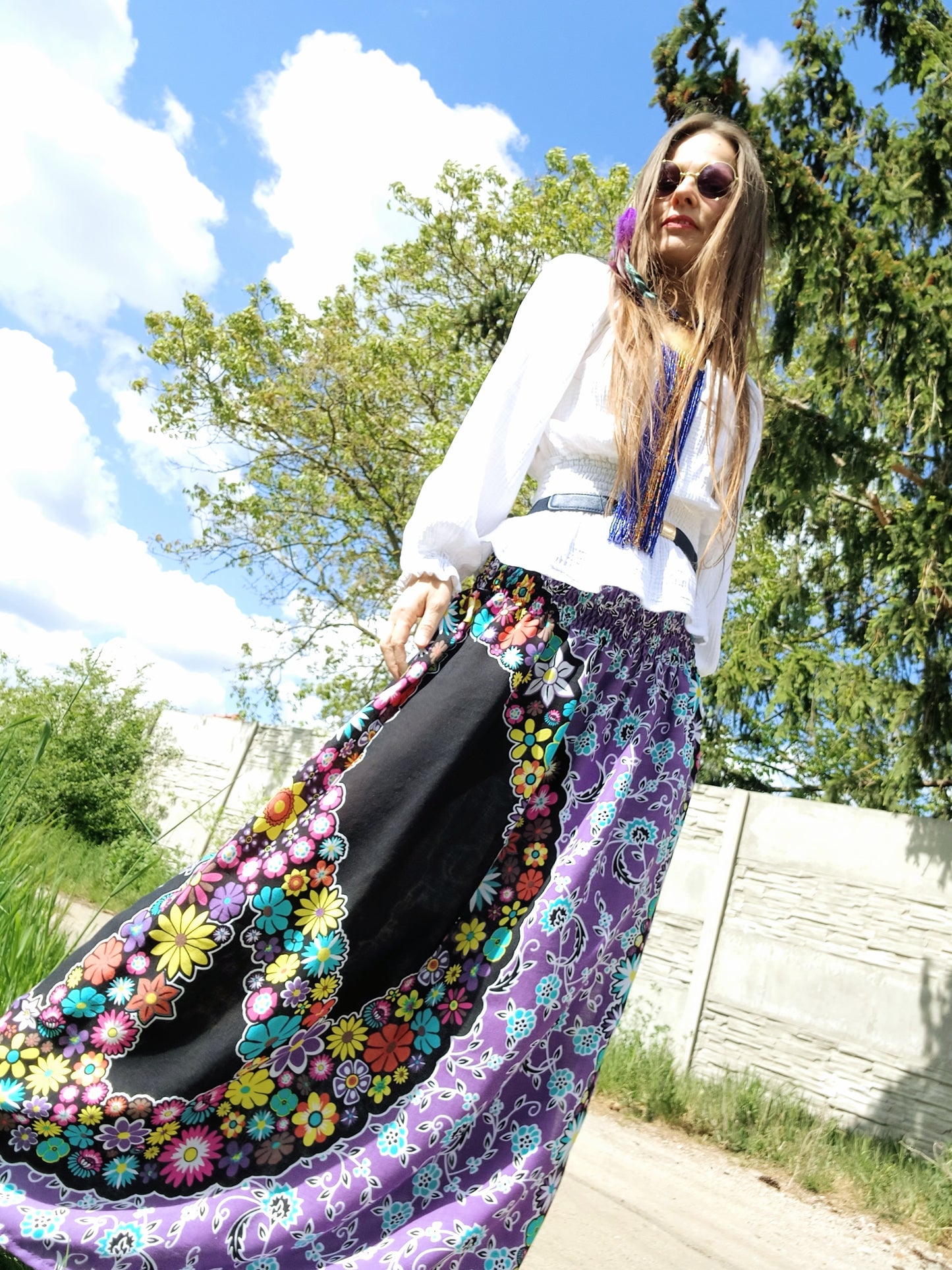 HIPPIES SUKNĚ LETNÍ