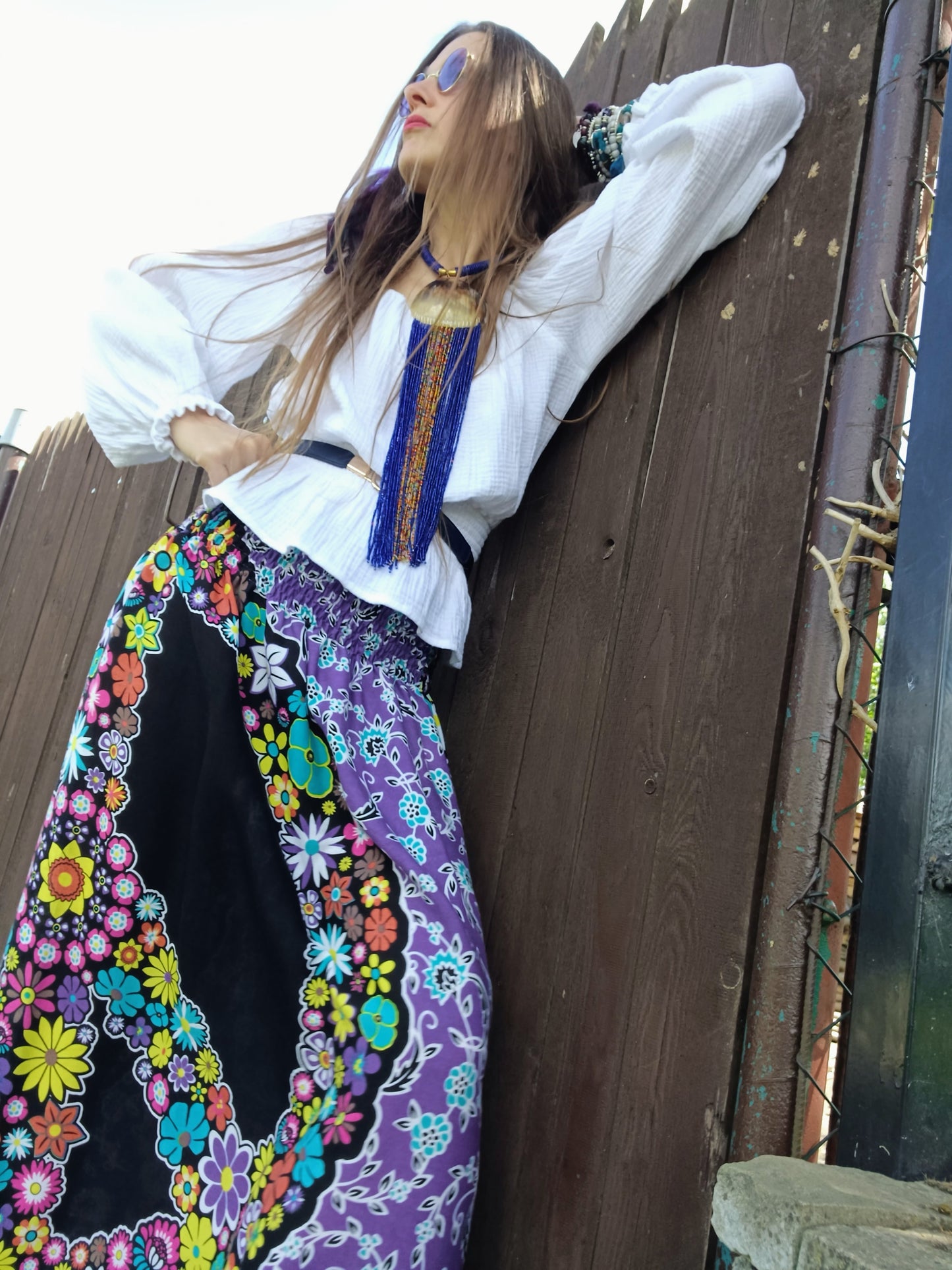 HIPPIES SUKNĚ LETNÍ