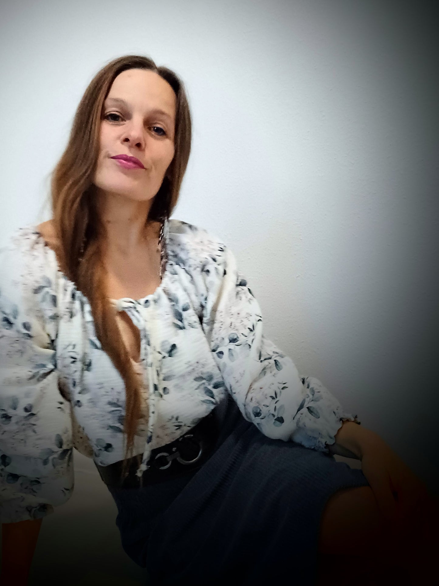 MUŠELÍNOVÁ HALENKA S DESIGNOVÝM TISKEM