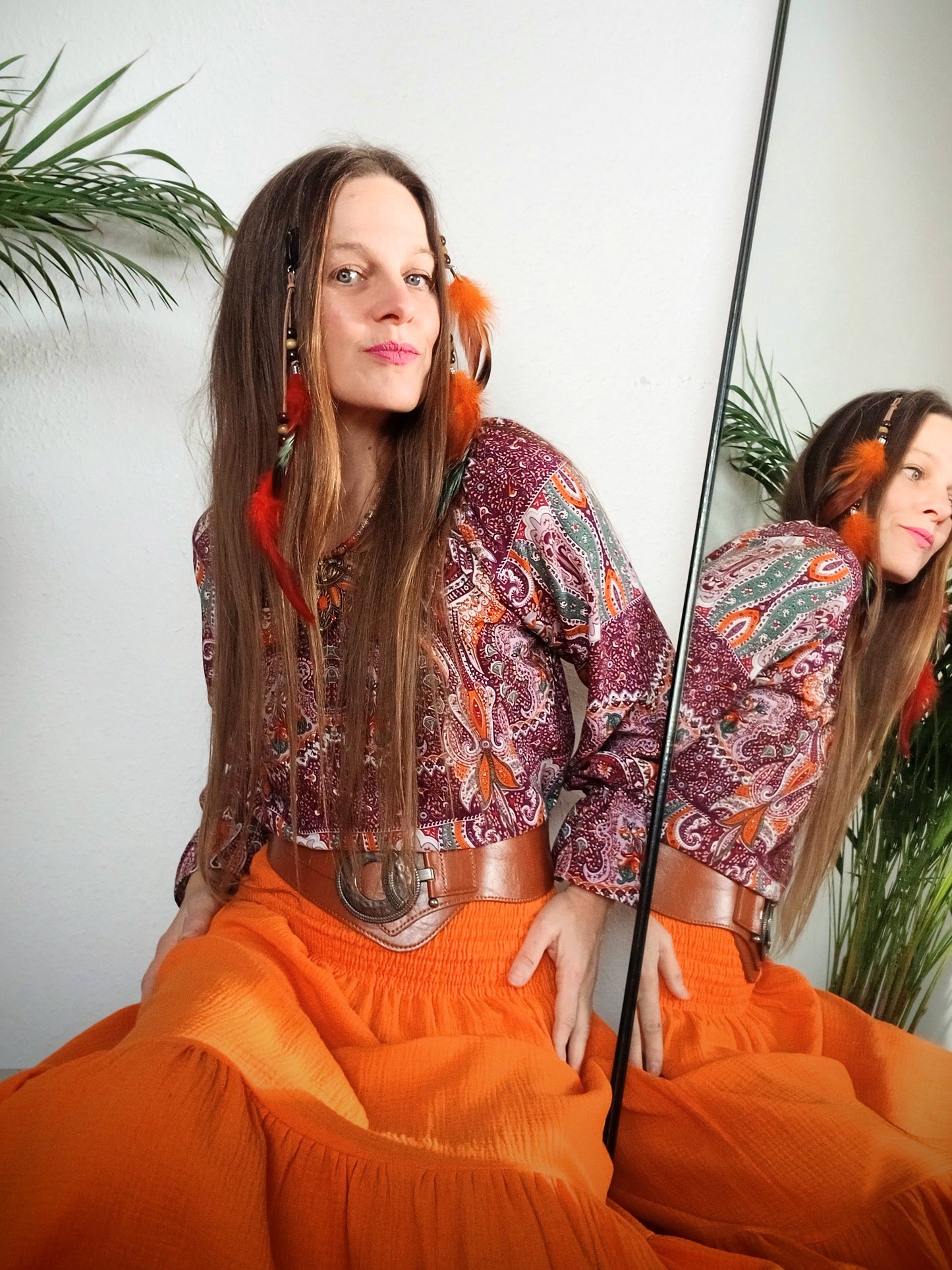 BOHO HALENKA S DESIGNOVÝM TISKEM