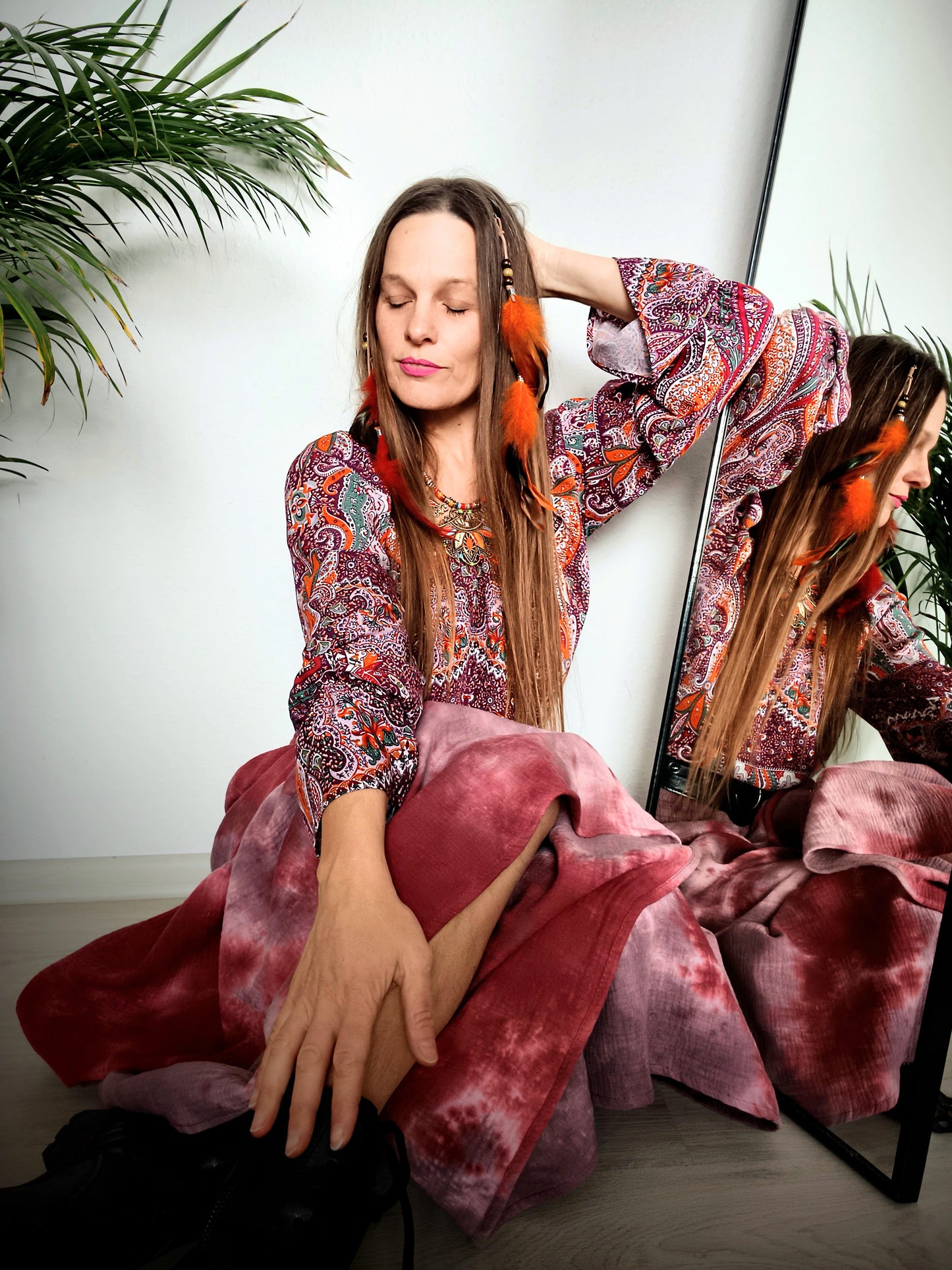 BOHO HALENKA S DESIGNOVÝM TISKEM