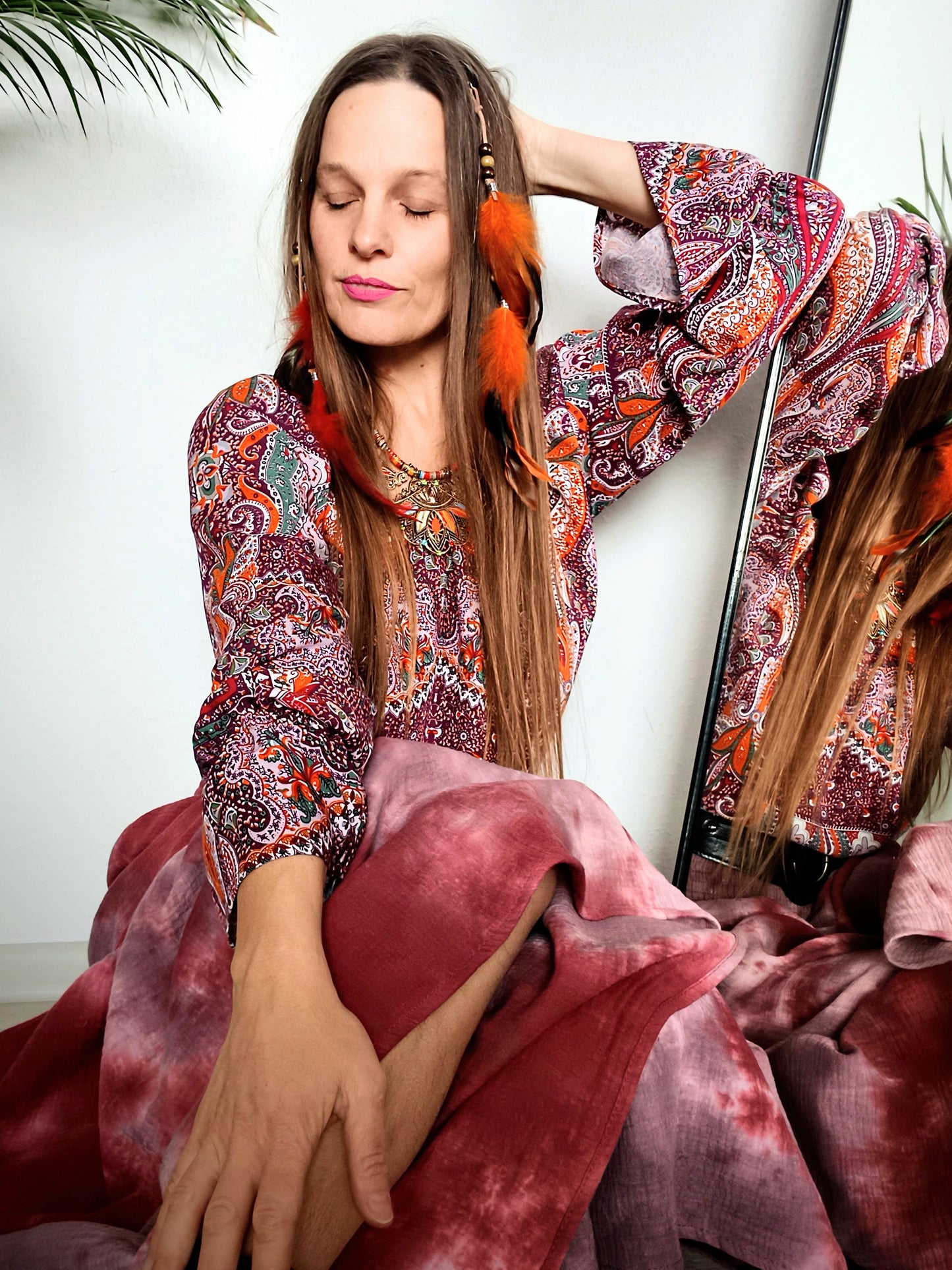 BOHO HALENKA S DESIGNOVÝM TISKEM
