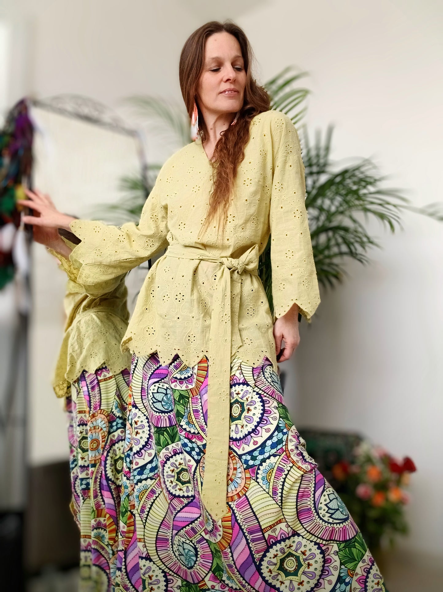 TUNIKA/HALENKA Z FRANCOUZSKÉ MADEIRY
