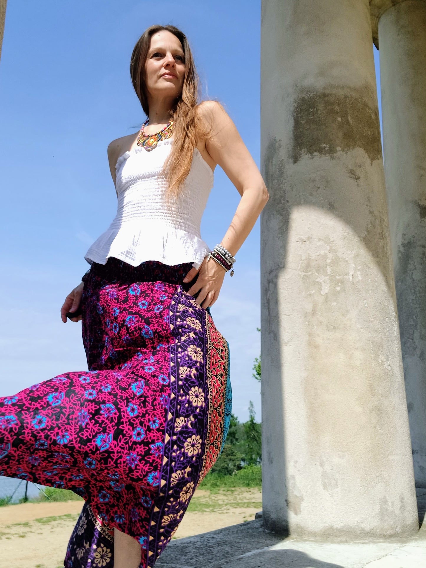 PŮVABNÁ BOHO SUKNĚ MANDALA