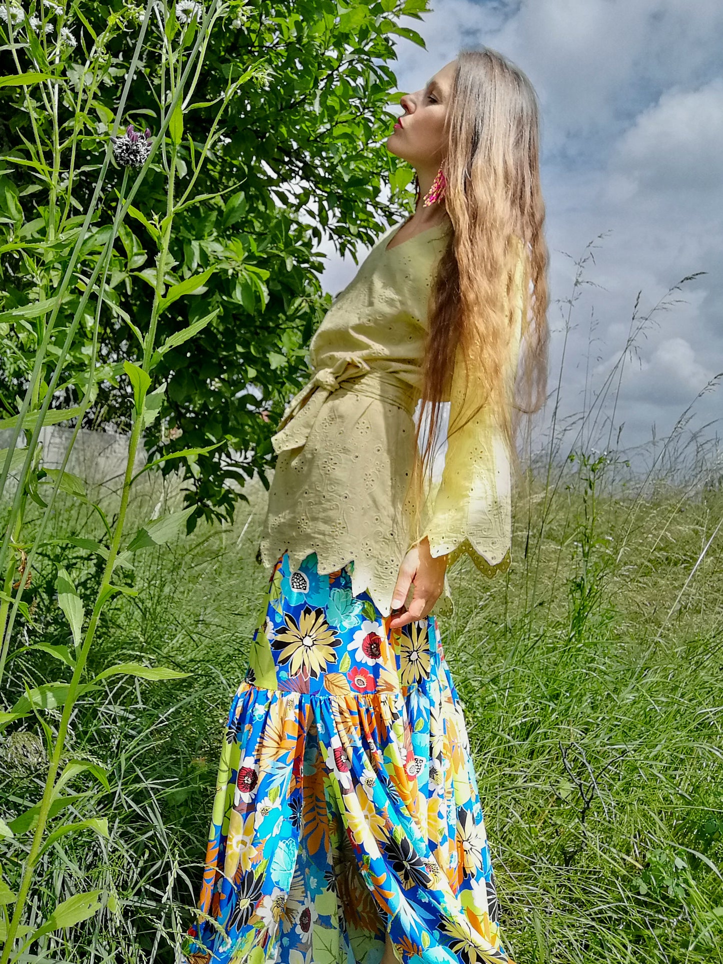 TUNIKA/HALENKA Z FRANCOUZSKÉ MADEIRY
