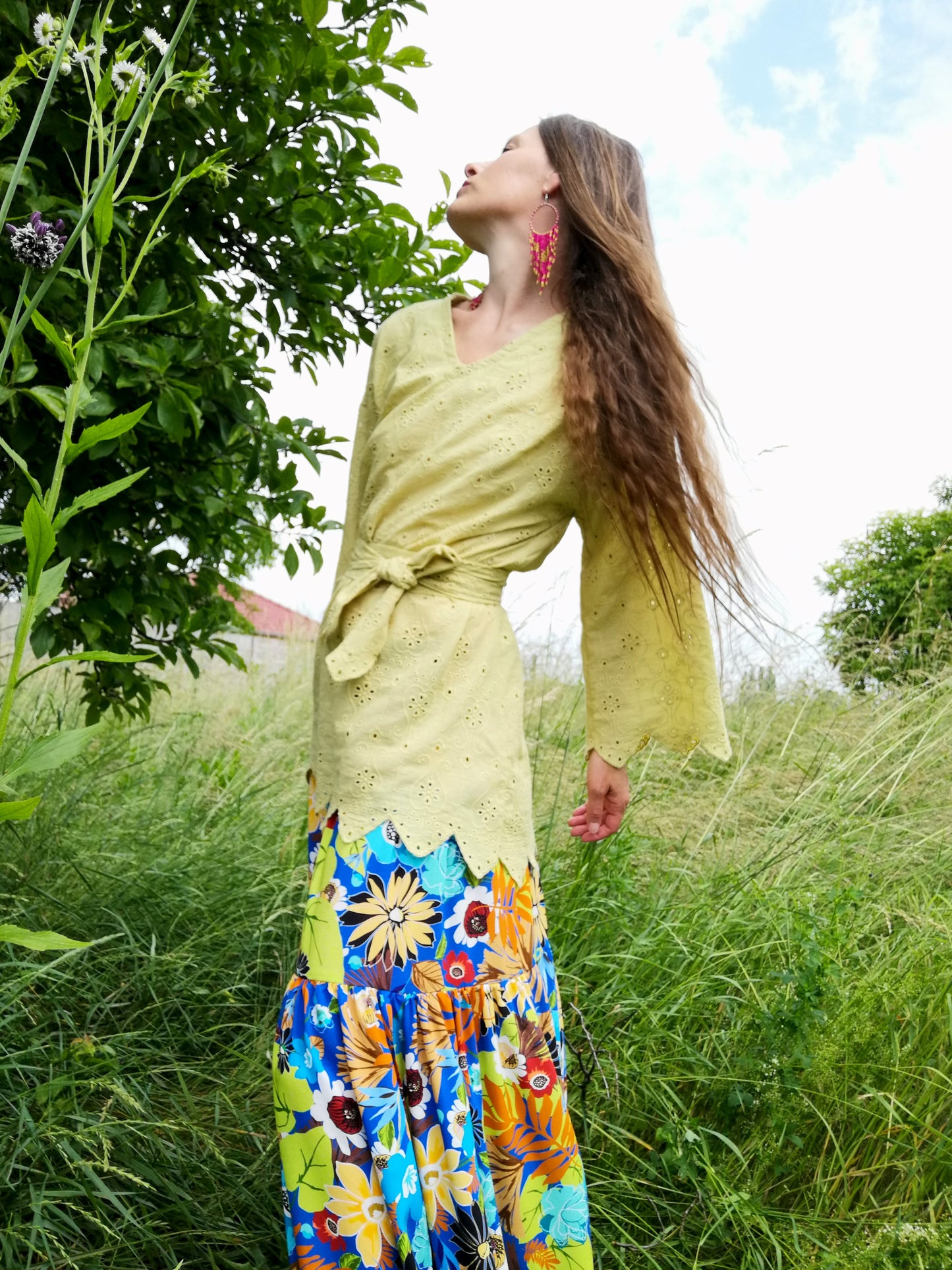 TUNIKA/HALENKA Z FRANCOUZSKÉ MADEIRY