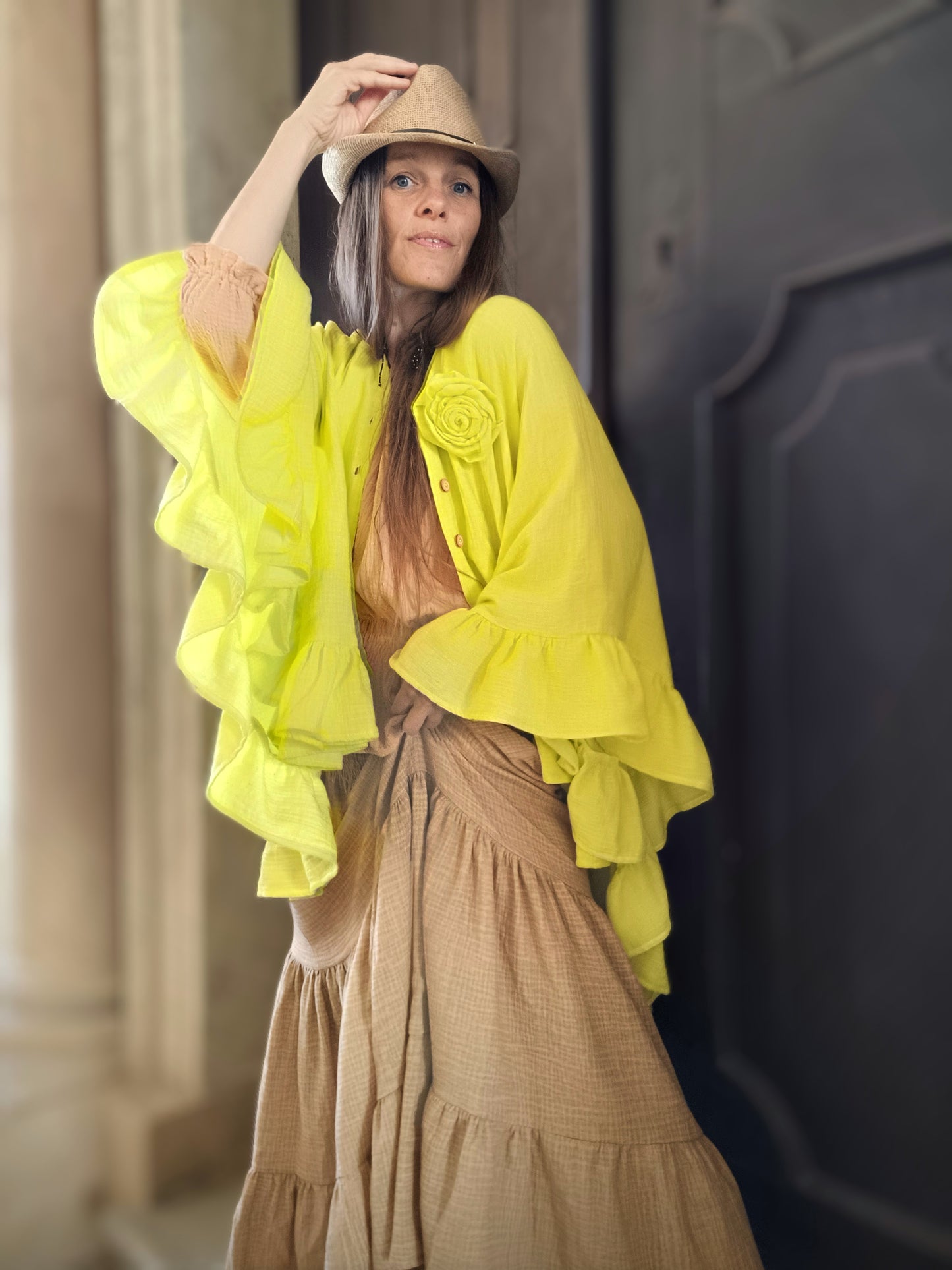 STYLOVÝ BOHO VINTAGE KABÁTEK