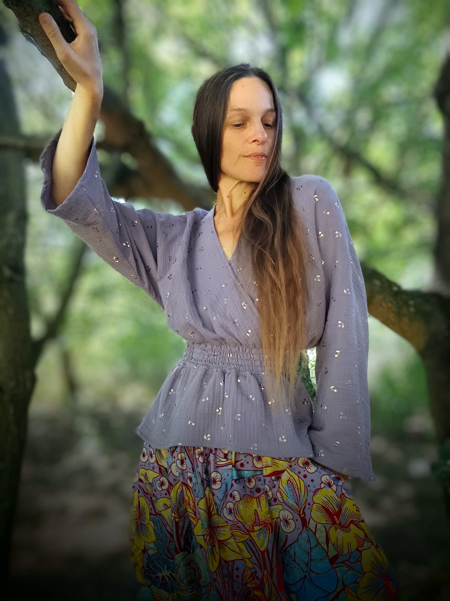 HALENKA MUŠELÍNOVÁ SE ZLATÝM TISKEM