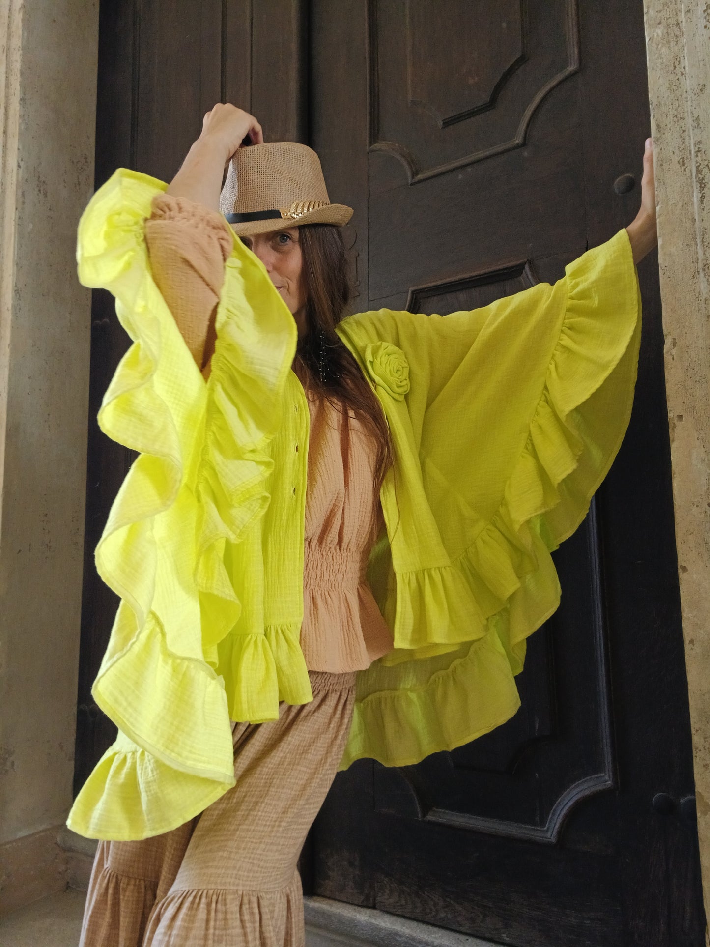 STYLOVÝ BOHO VINTAGE KABÁTEK