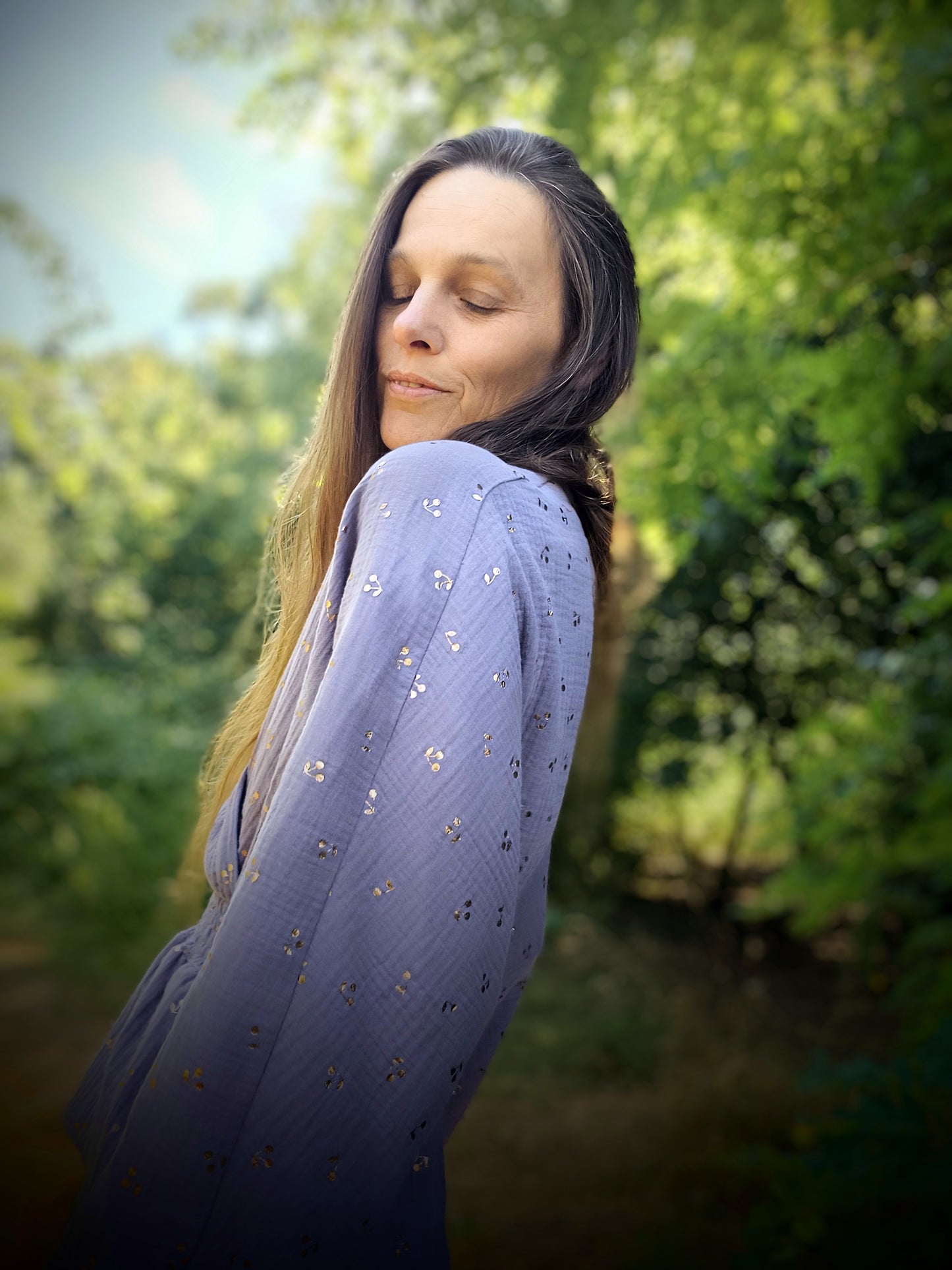 HALENKA MUŠELÍNOVÁ SE ZLATÝM TISKEM