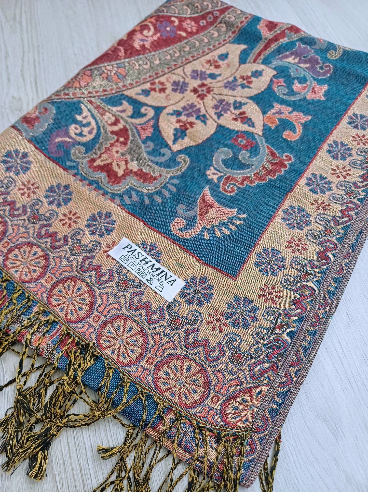 BOHO PAISLEY PAŠMÍNKA