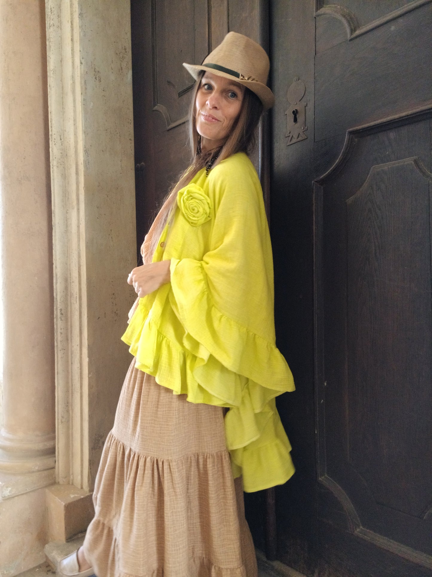 STYLOVÝ BOHO VINTAGE KABÁTEK