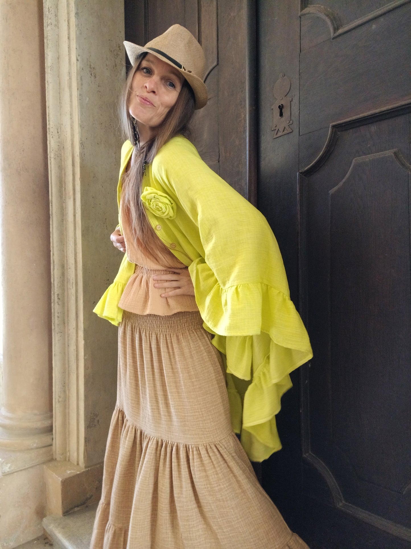 STYLOVÝ BOHO VINTAGE KABÁTEK