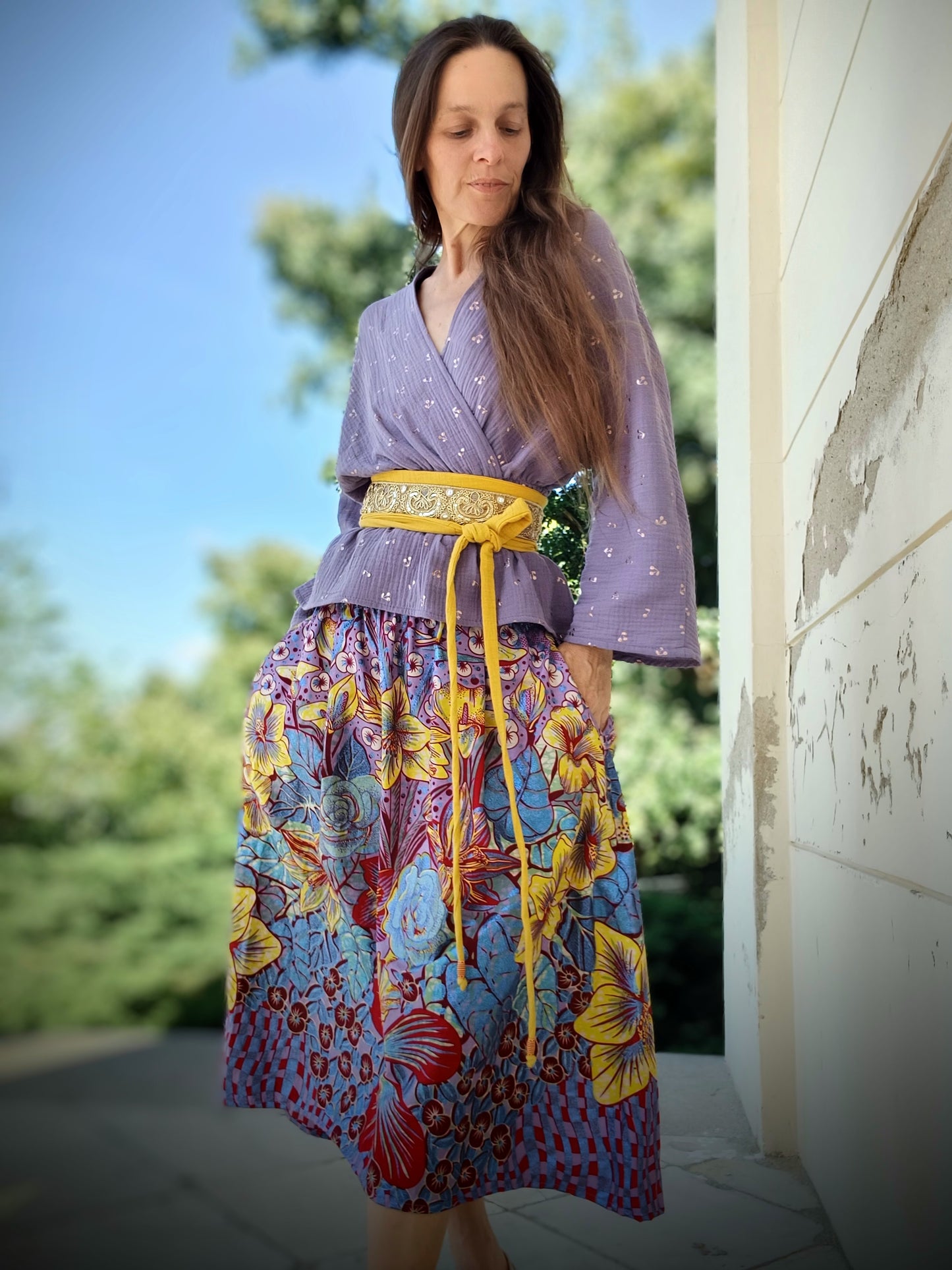 HALENKA MUŠELÍNOVÁ SE ZLATÝM TISKEM