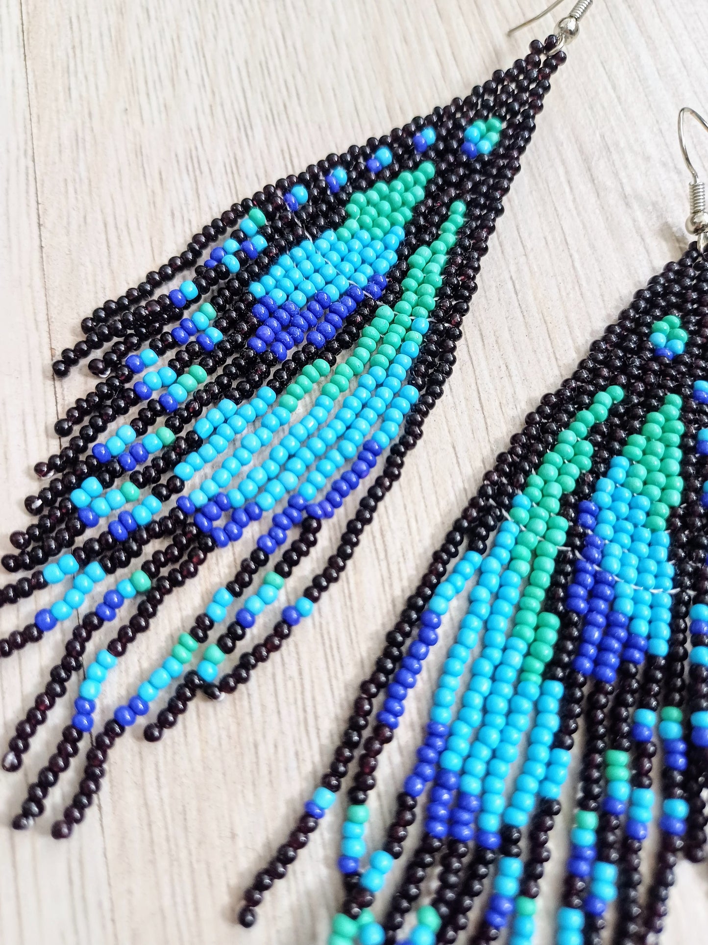 KORÁLKOVÉ BOHO NAUŠNIČKY BUTTERFLY