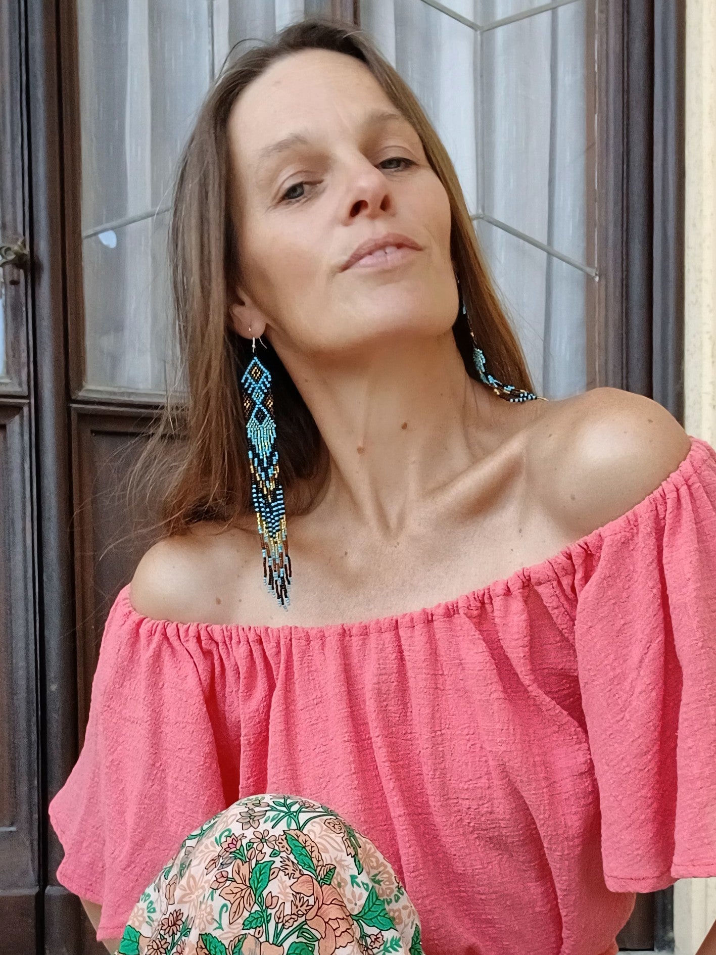 KORÁLKOVÉ BOHO NAUŠNIČKY