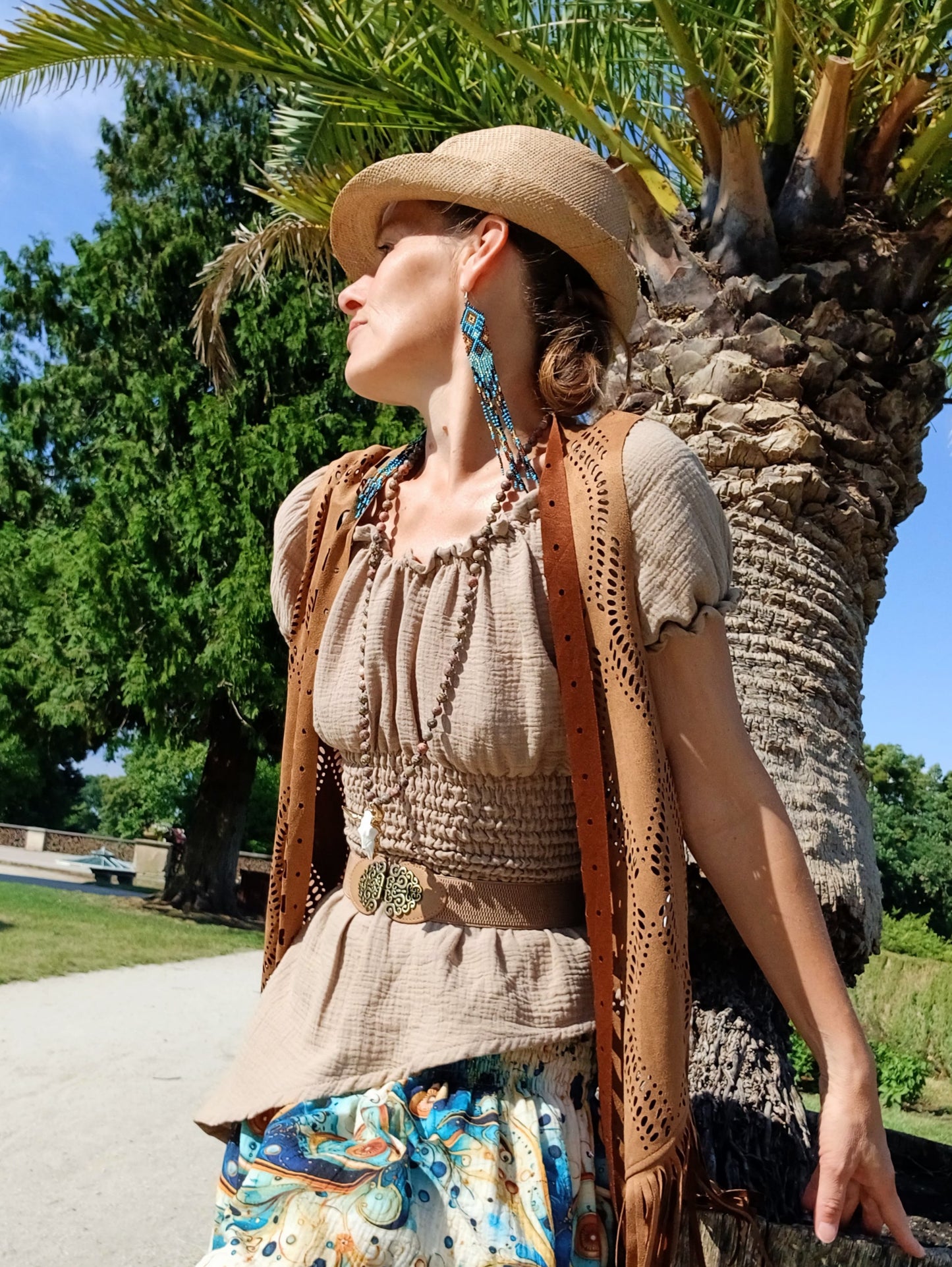 KORÁLKOVÉ BOHO NAUŠNIČKY