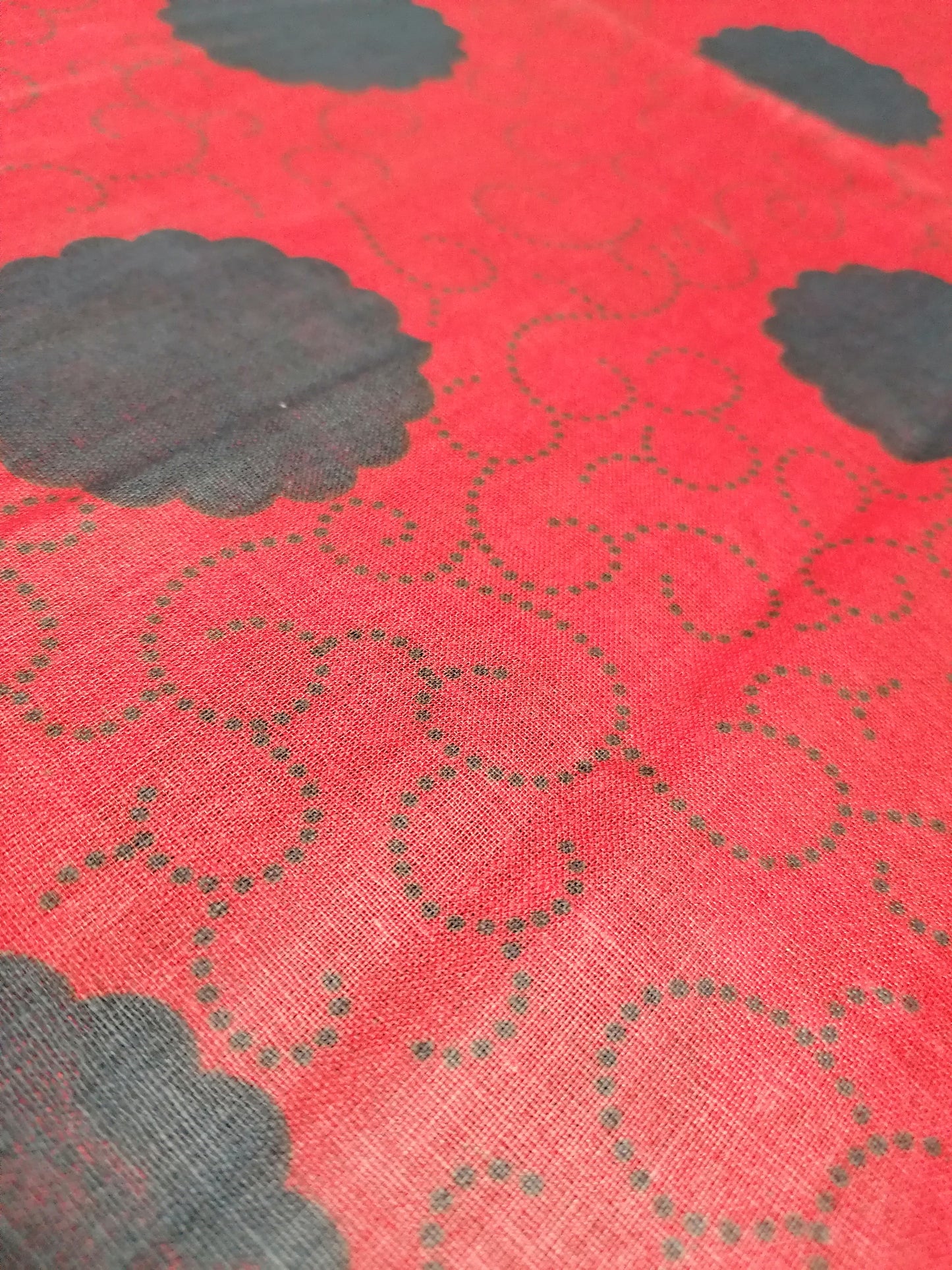 Africká látka měkčí,Kanga panel