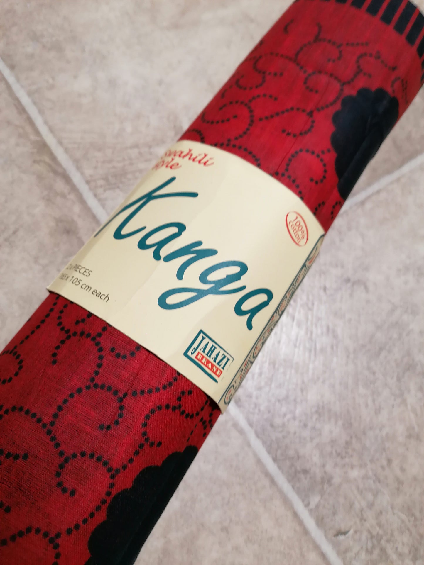 Africká látka měkčí,Kanga panel