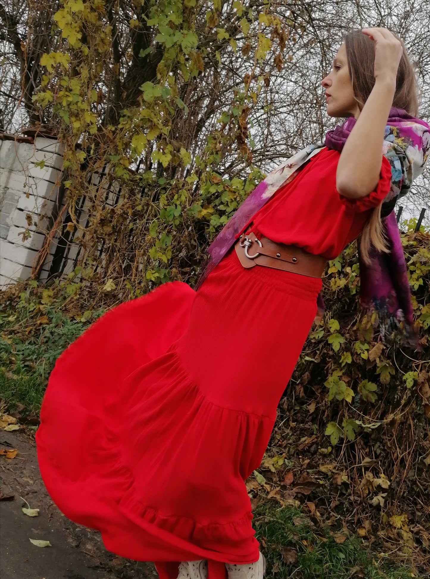 Bohemian opasek Camel stredně hnědý