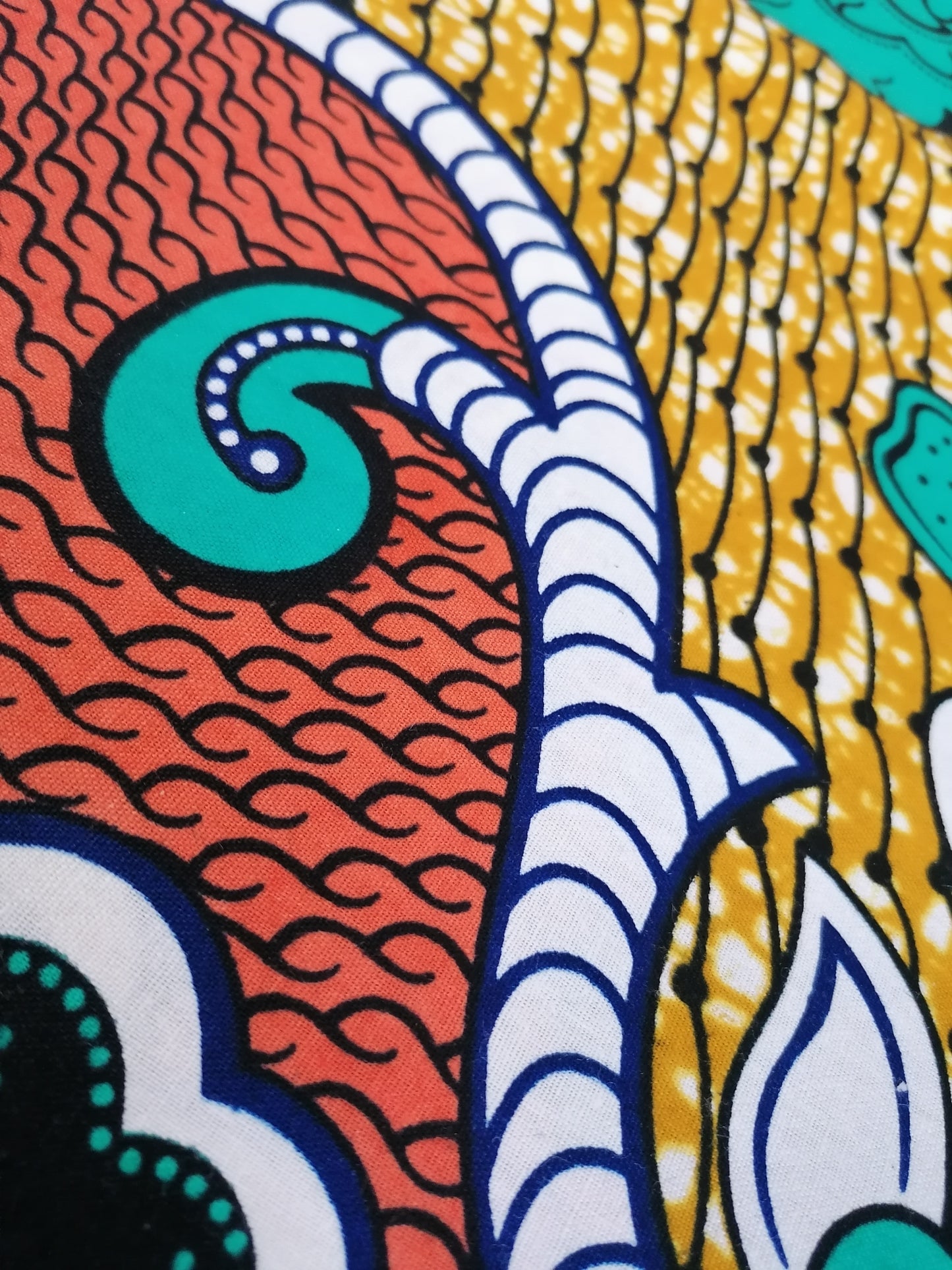 Africká látka mekká krasná kvalita