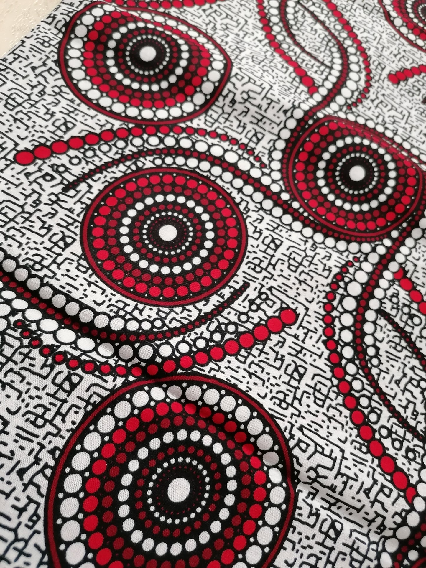 Africká látka měkčí,přivezena z Keni