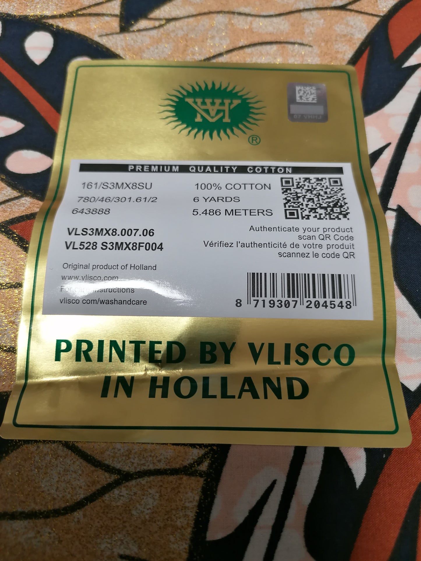 Exlusívní látka značková grand super wax glitter