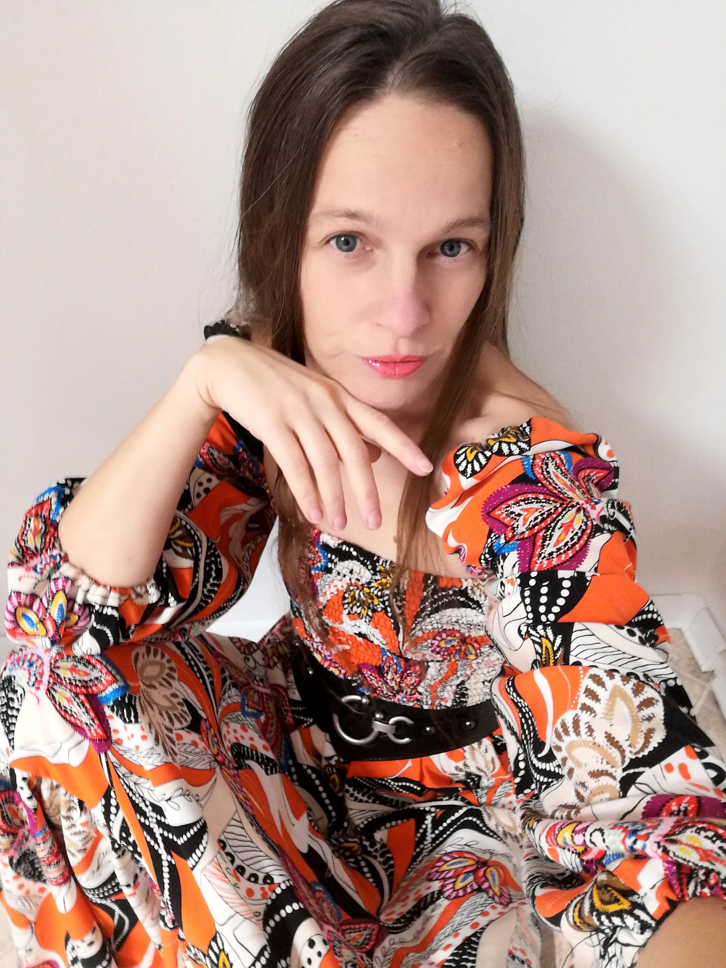 Gypsy style šaty žabičkovaný korzet,velikost 36/38
