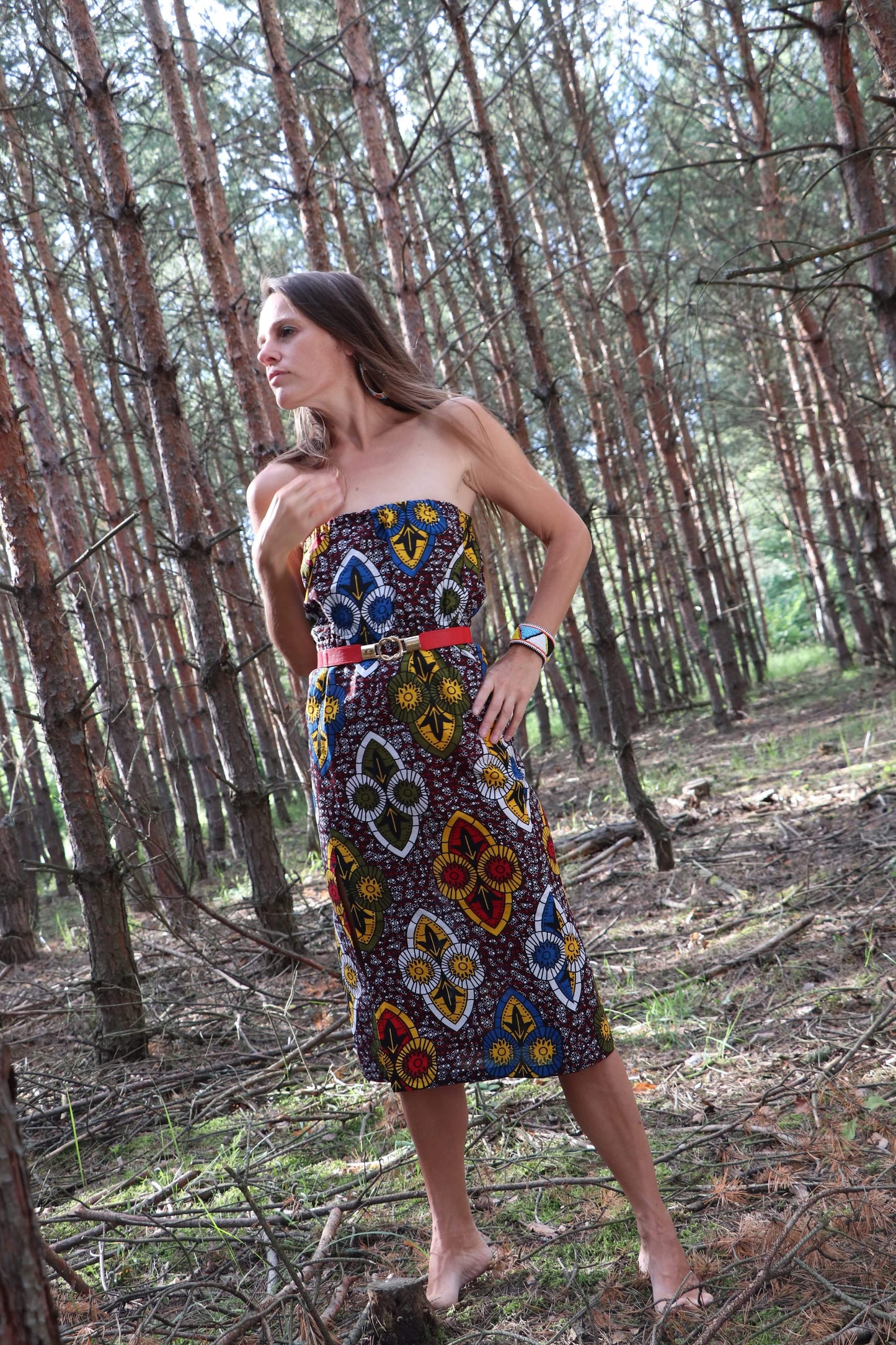 Africké šamanske šaty / African tribal dress