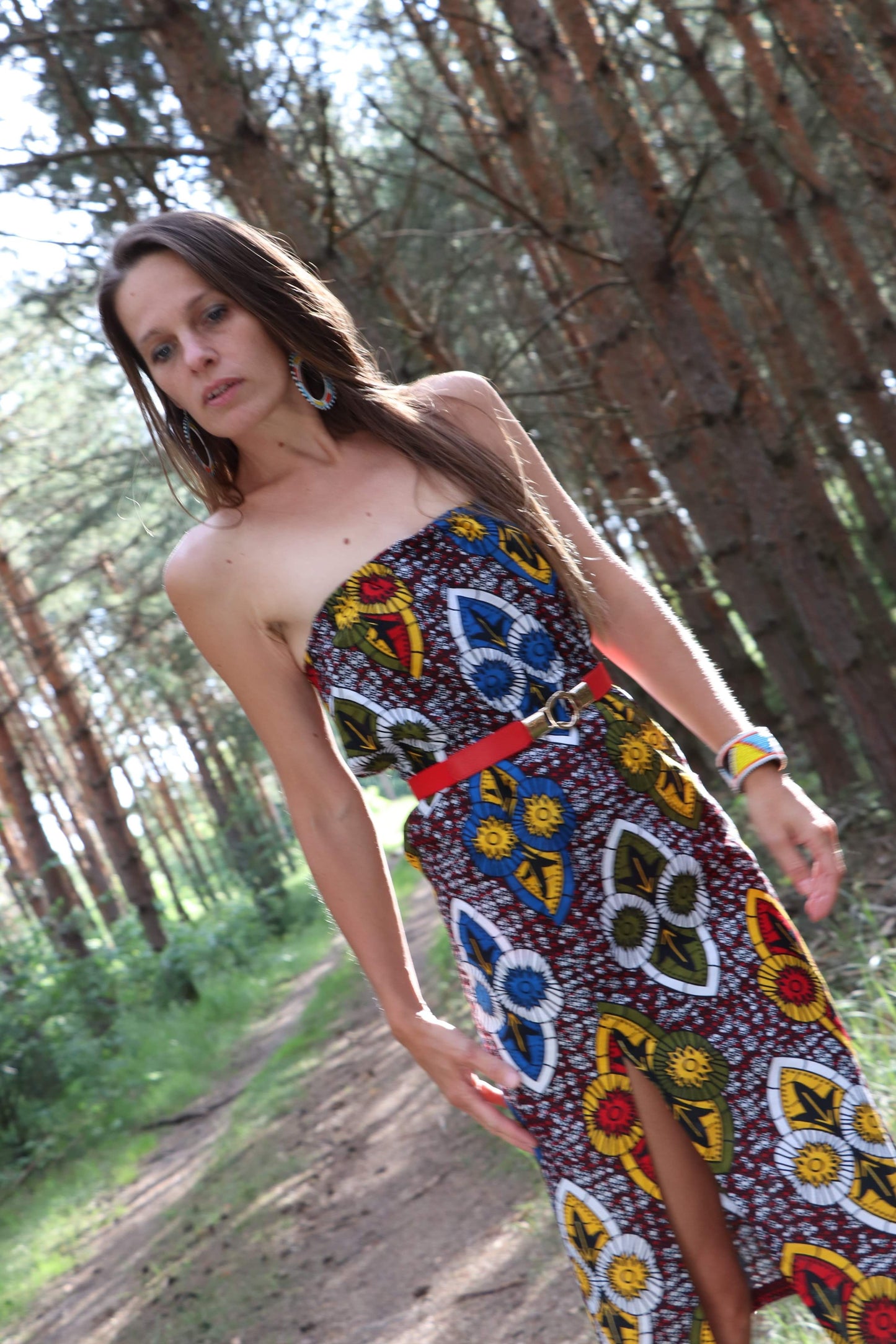 Africké šamanske šaty / African tribal dress