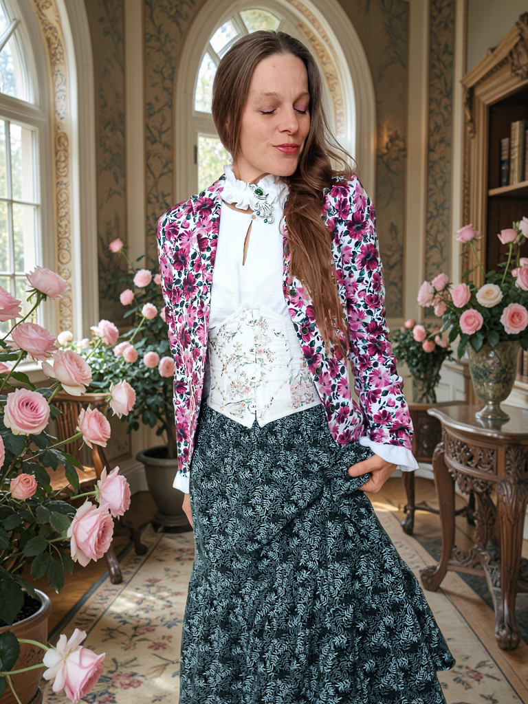 SUKNĚ ELEGANTNÍ KASKÁDOVITÁ MIDI 85 CM