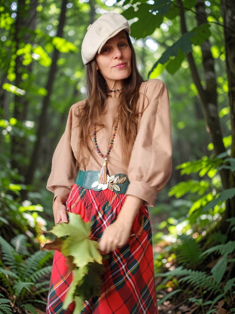 HALENKÁ Z MĚKOUČKÉHO TEPLÉHO FLANELU CAMEL
