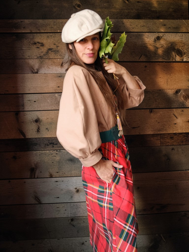 HALENKÁ Z MĚKOUČKÉHO TEPLÉHO FLANELU CAMEL