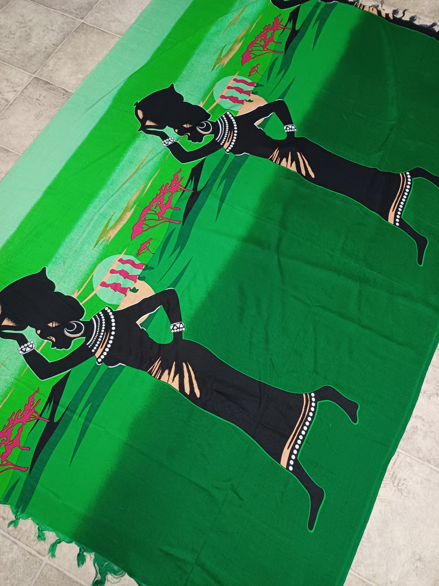 Pareo africké/sarong/přivezeno z Ugandy
