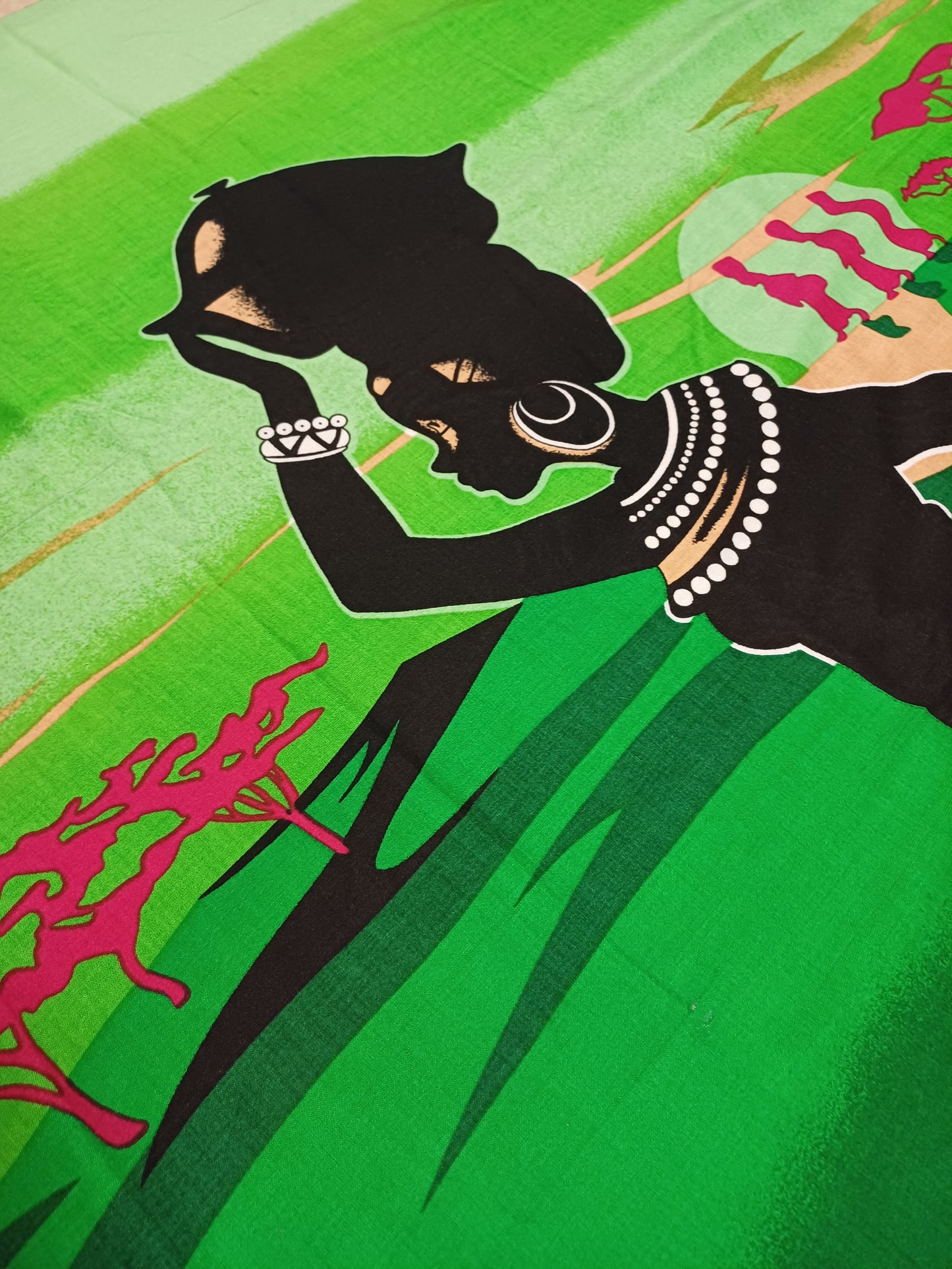 Pareo africké/sarong/přivezeno z Ugandy