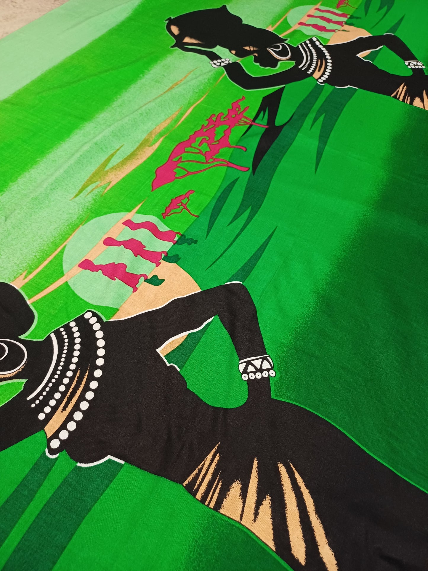 Pareo africké/sarong/přivezeno z Ugandy