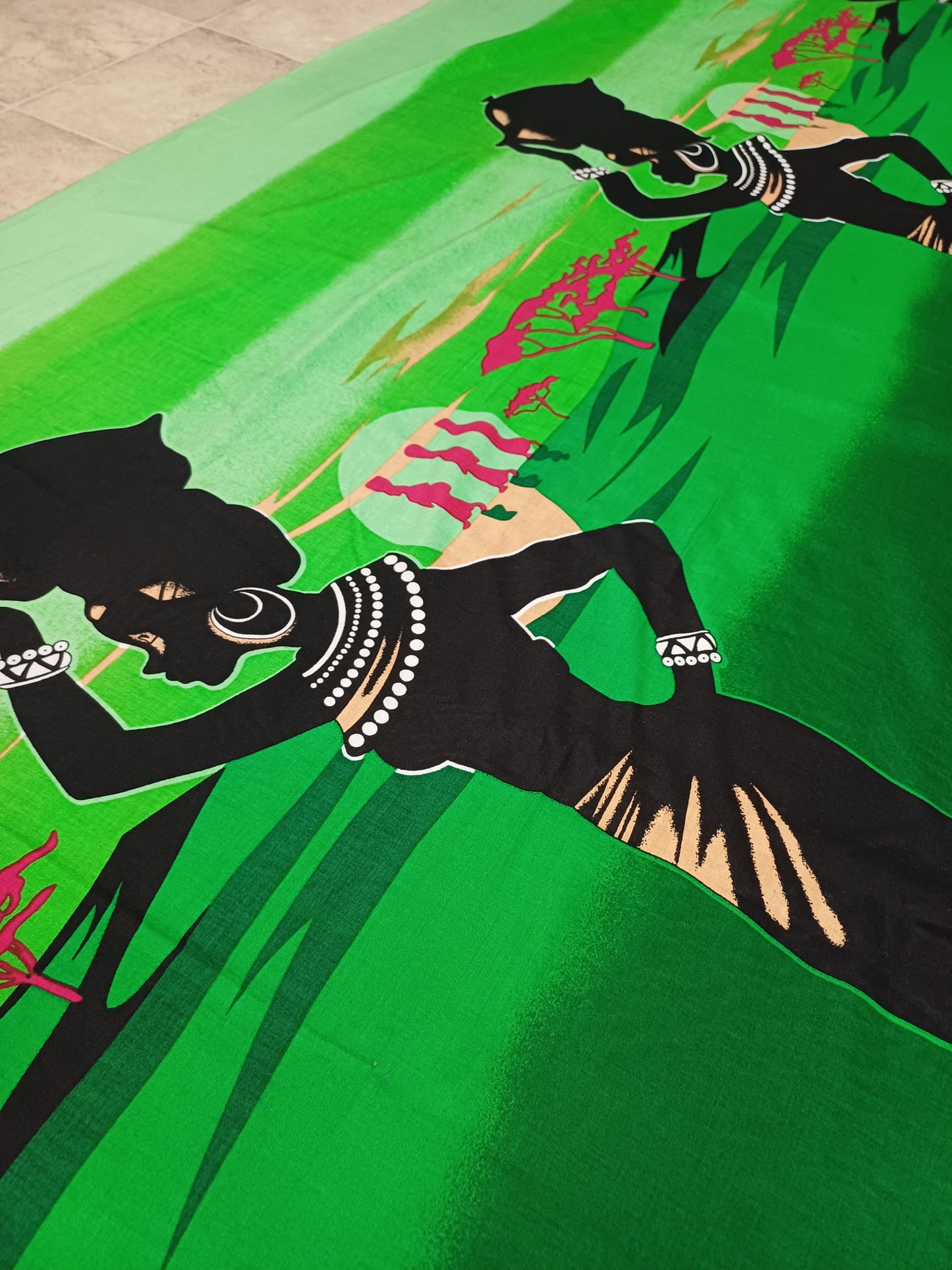 Pareo africké/sarong/přivezeno z Ugandy