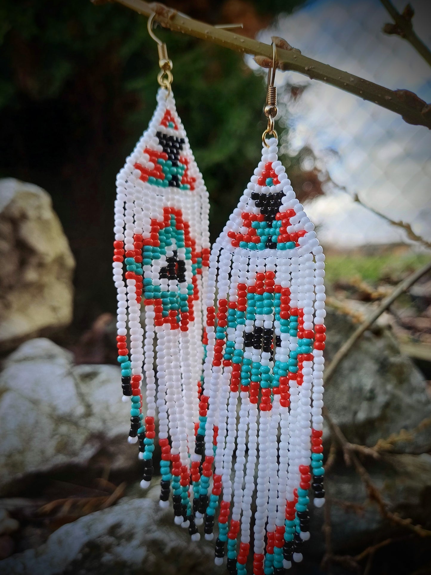 BOHO KORÁLKOVÉ NAUŠNIČKY