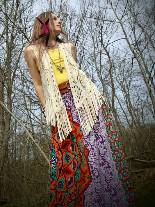 BOHO SUKNĚ MANDALA